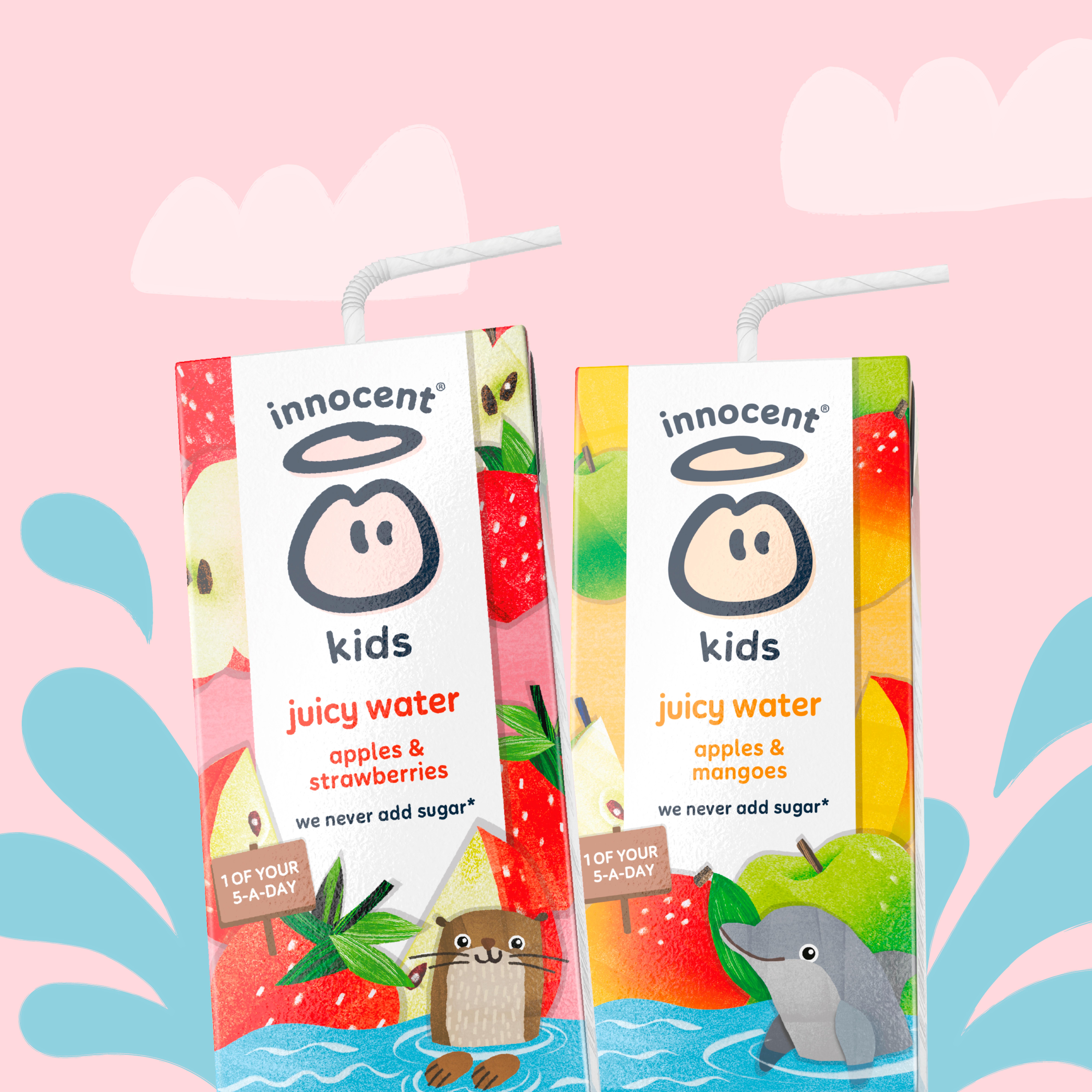 Innocent Kids Juicy Water Apples & Mangoes 3 x 200ml thumbnail 5