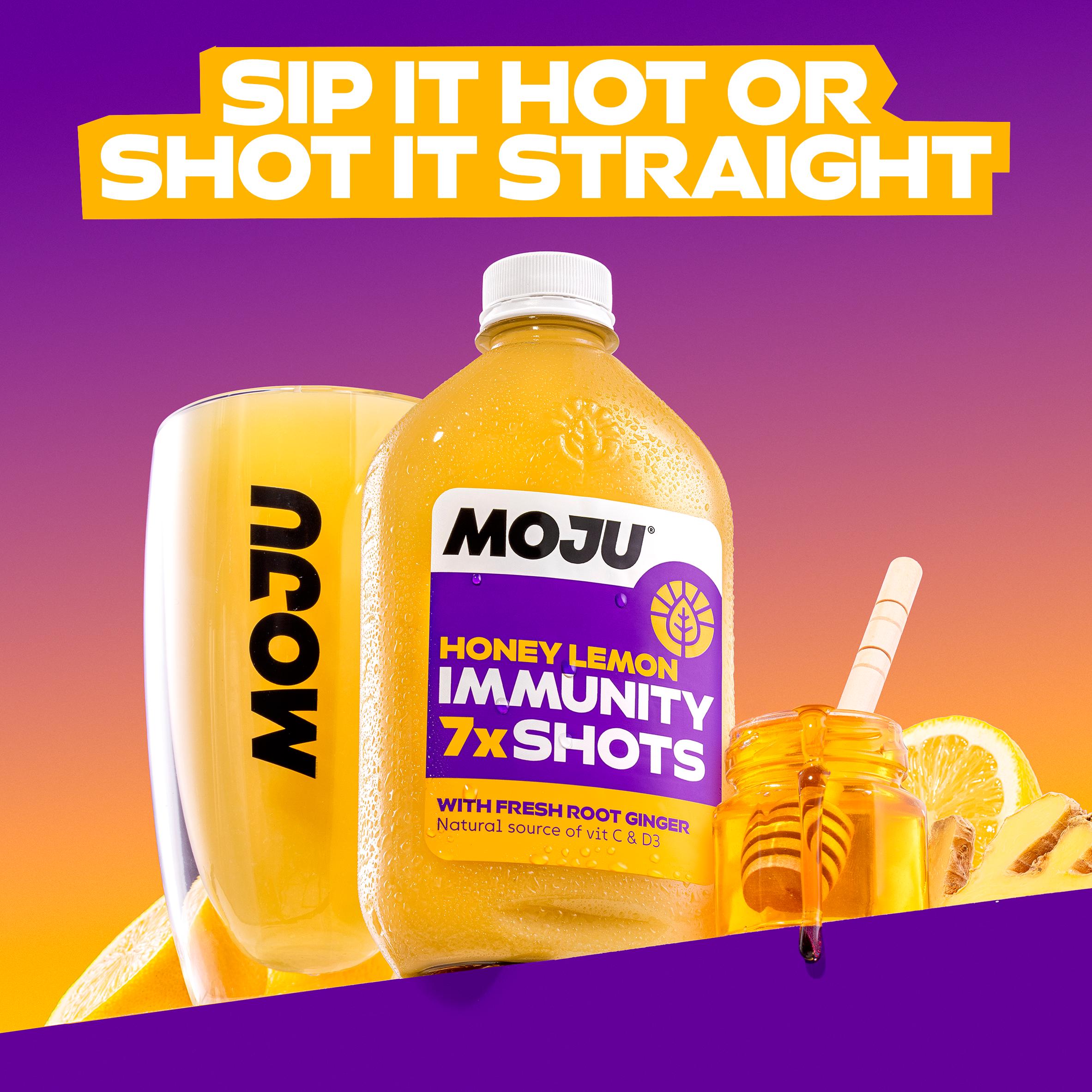 MOJU Honey Lemon Dosing Bottle Shots x7 420ml thumbnail 5