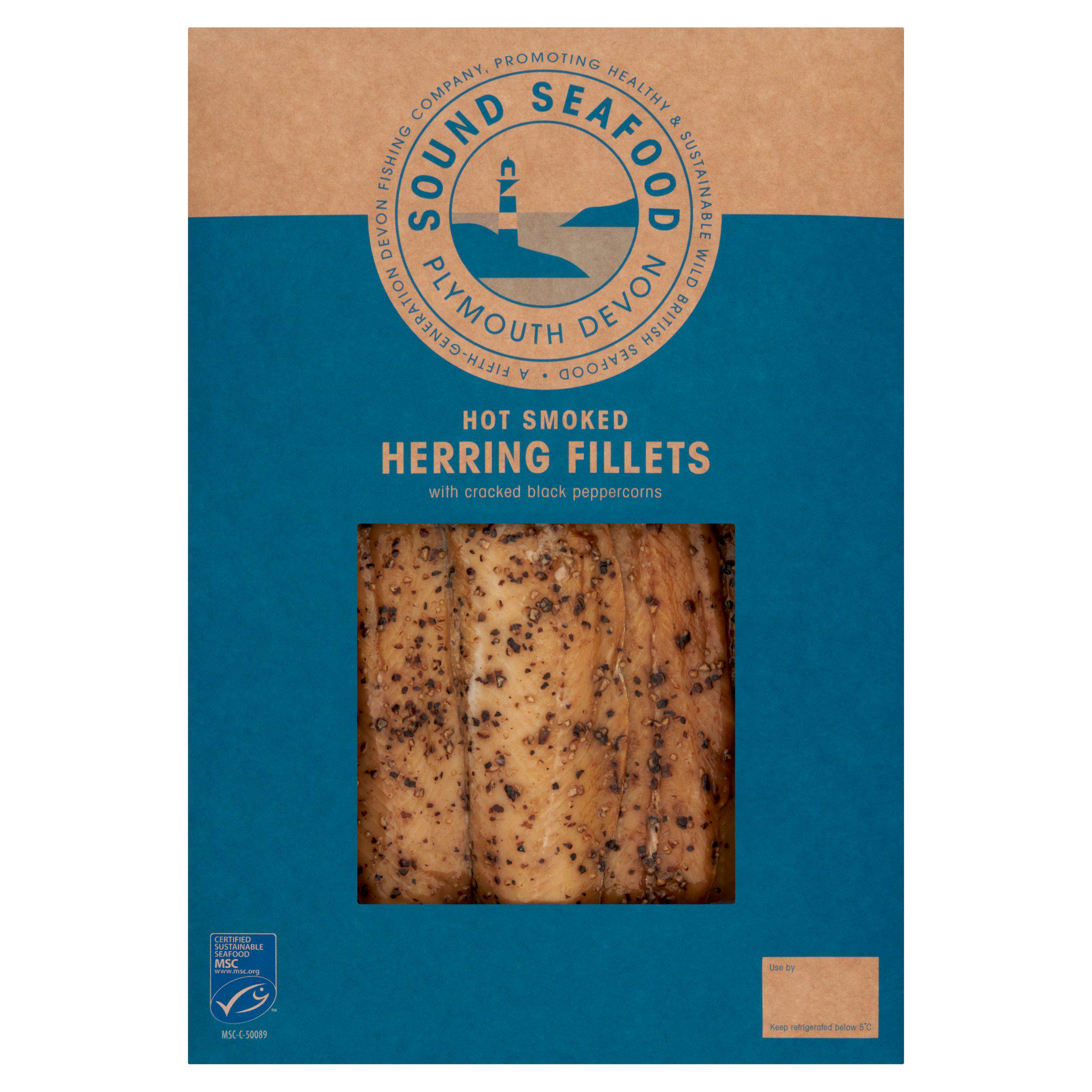 Sound Seafood Hot Smoked Herring Fillets 200g