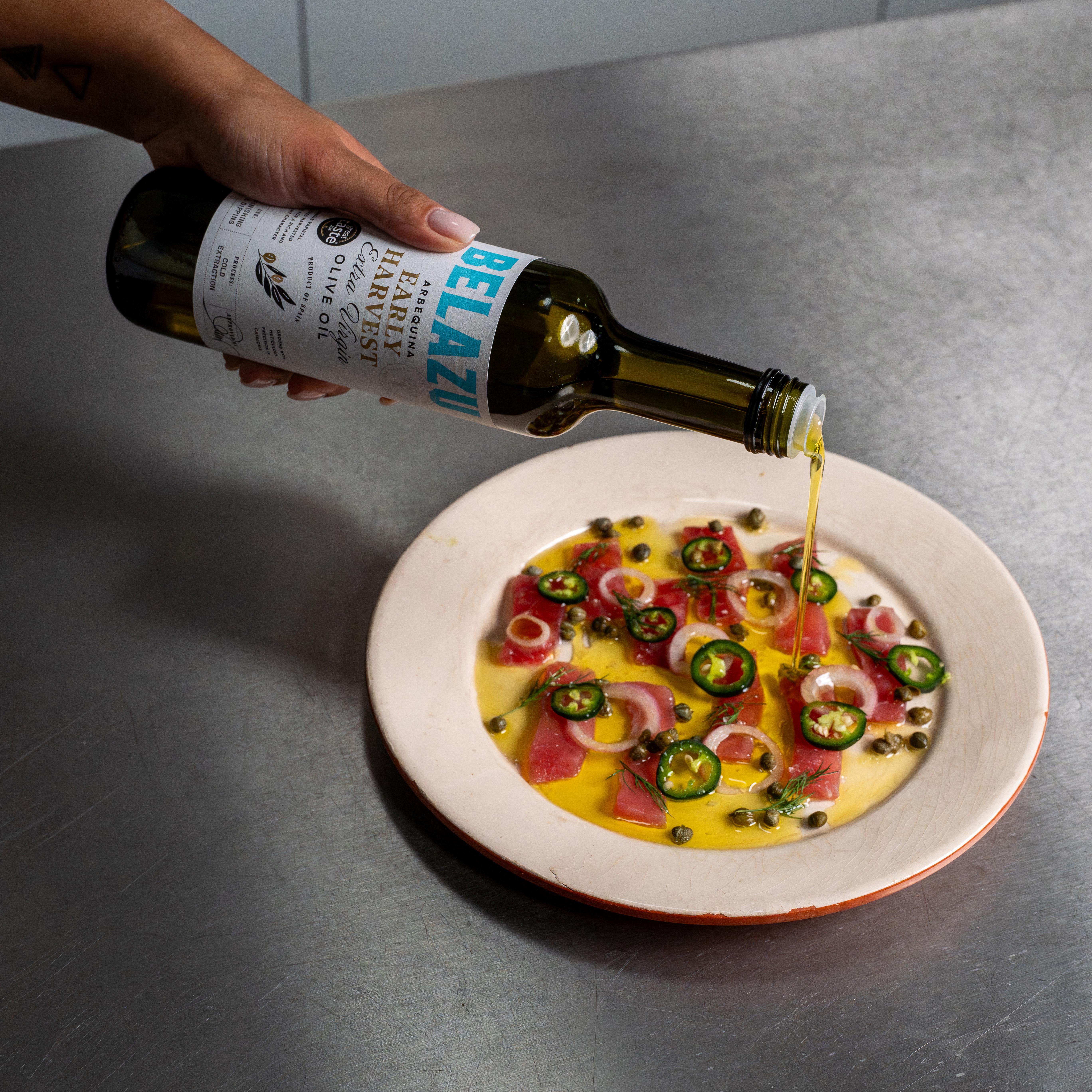 Belazu Early Harvest Arbequina Extra Virgin Olive Oil 500ml thumbnail 3