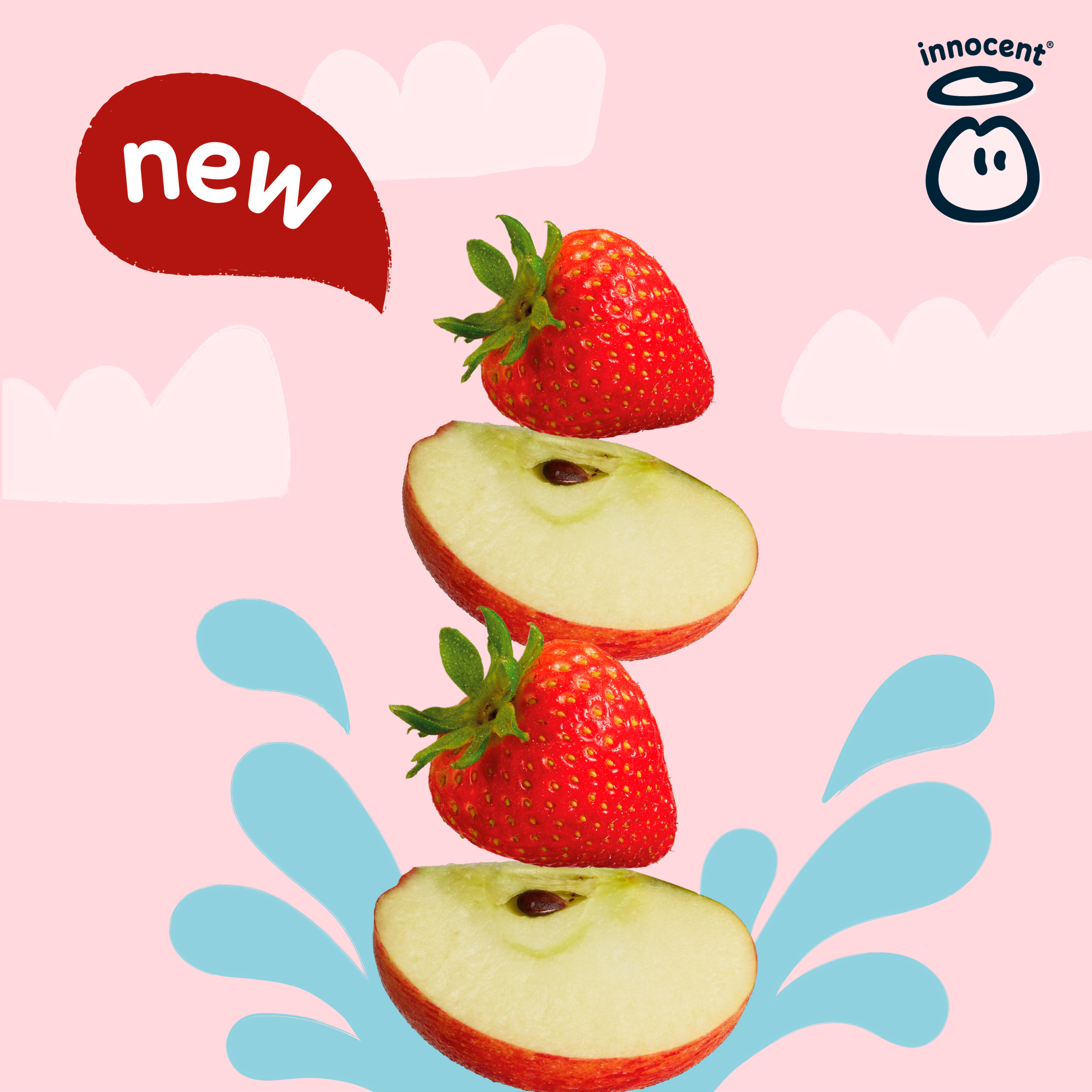 Innocent Kids Juicy Water Apples & Strawberries 3 x 200ml thumbnail 6