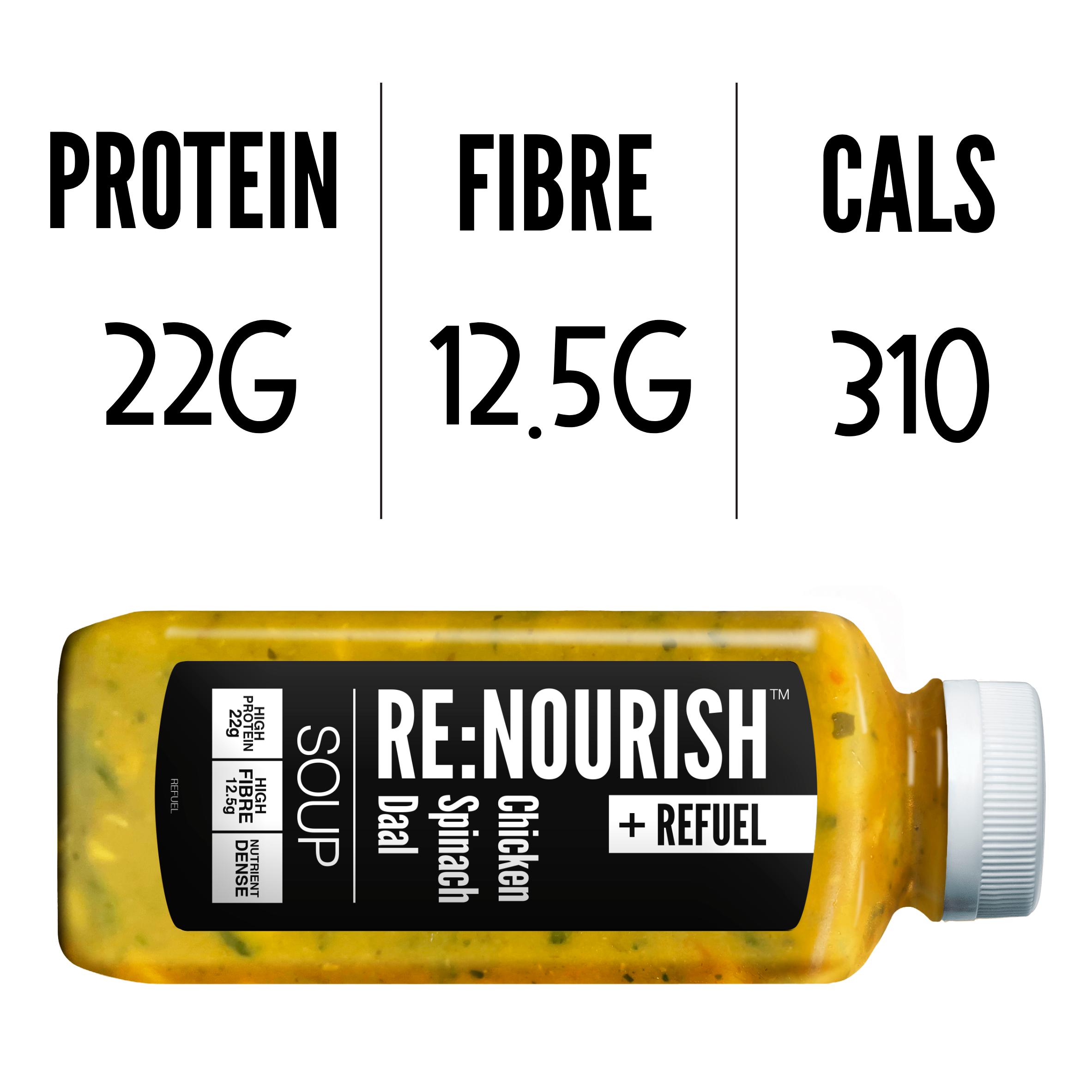 Renourish + Refuel Chicken Spinach Daal Soup 500g thumbnail 2