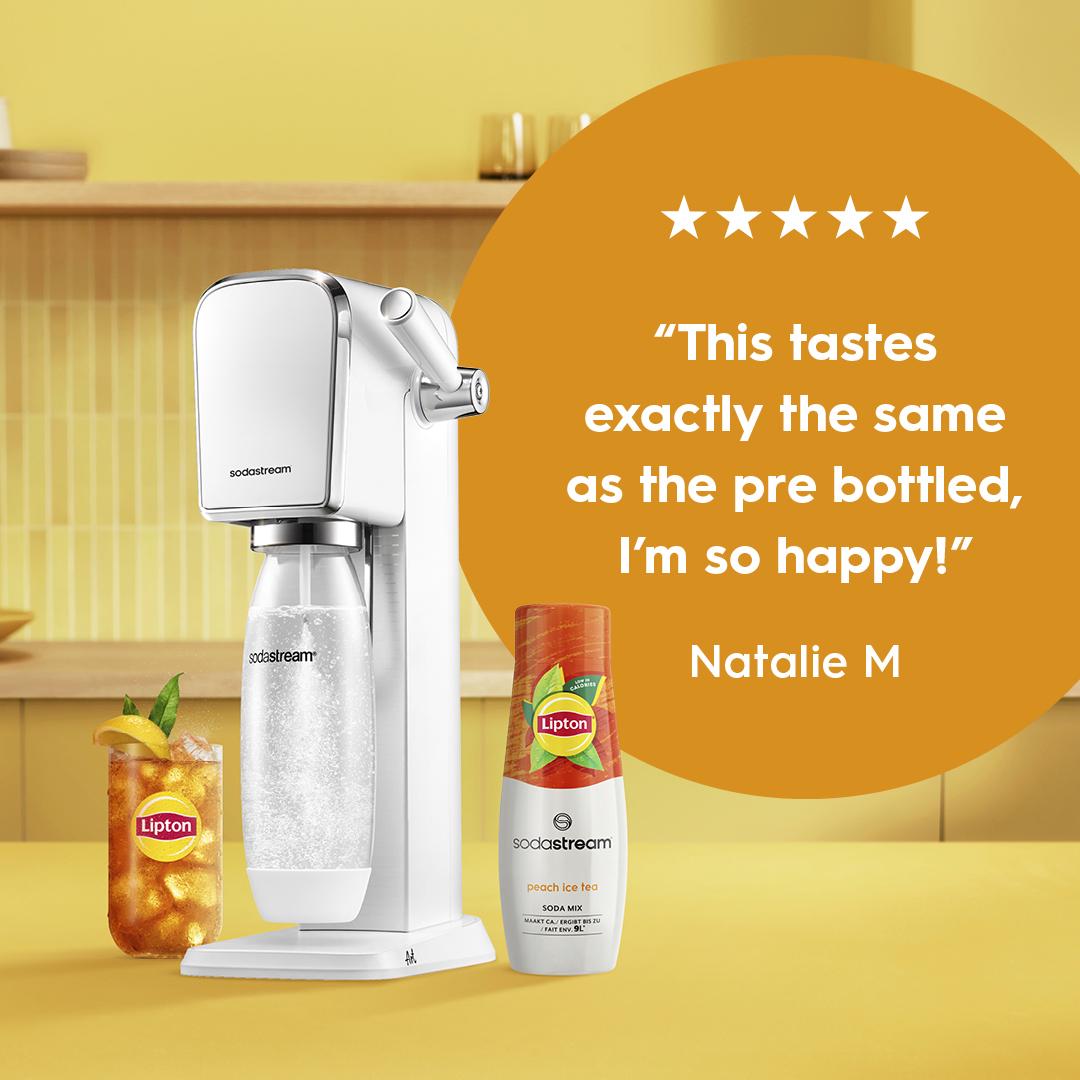 Lipton Sodastream Peach Flavour Ice Tea Sparkling Drink Mix 440ml thumbnail 5