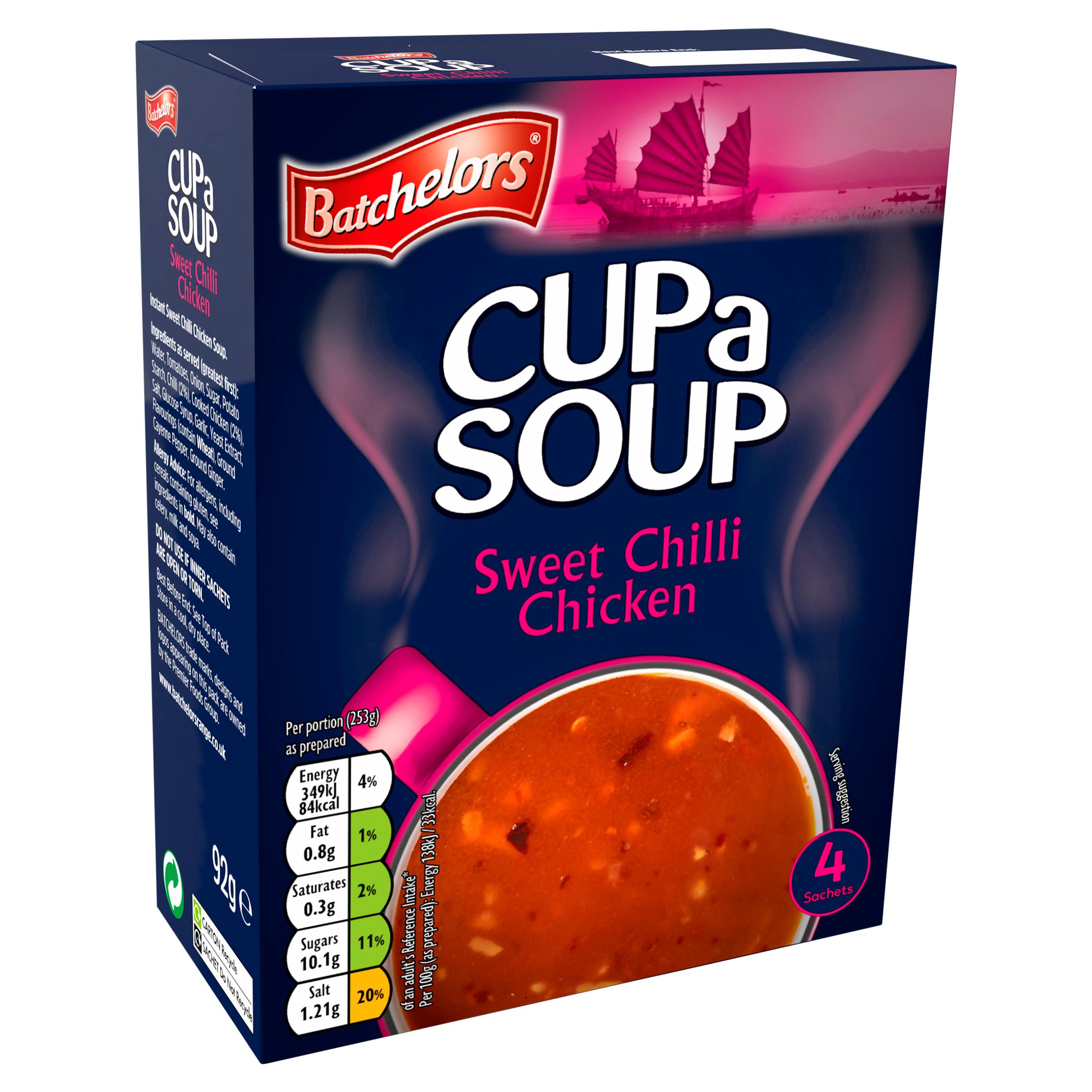 Batchelors Cup a Soup Sweet Chilli Chicken x4 92g thumbnail 2