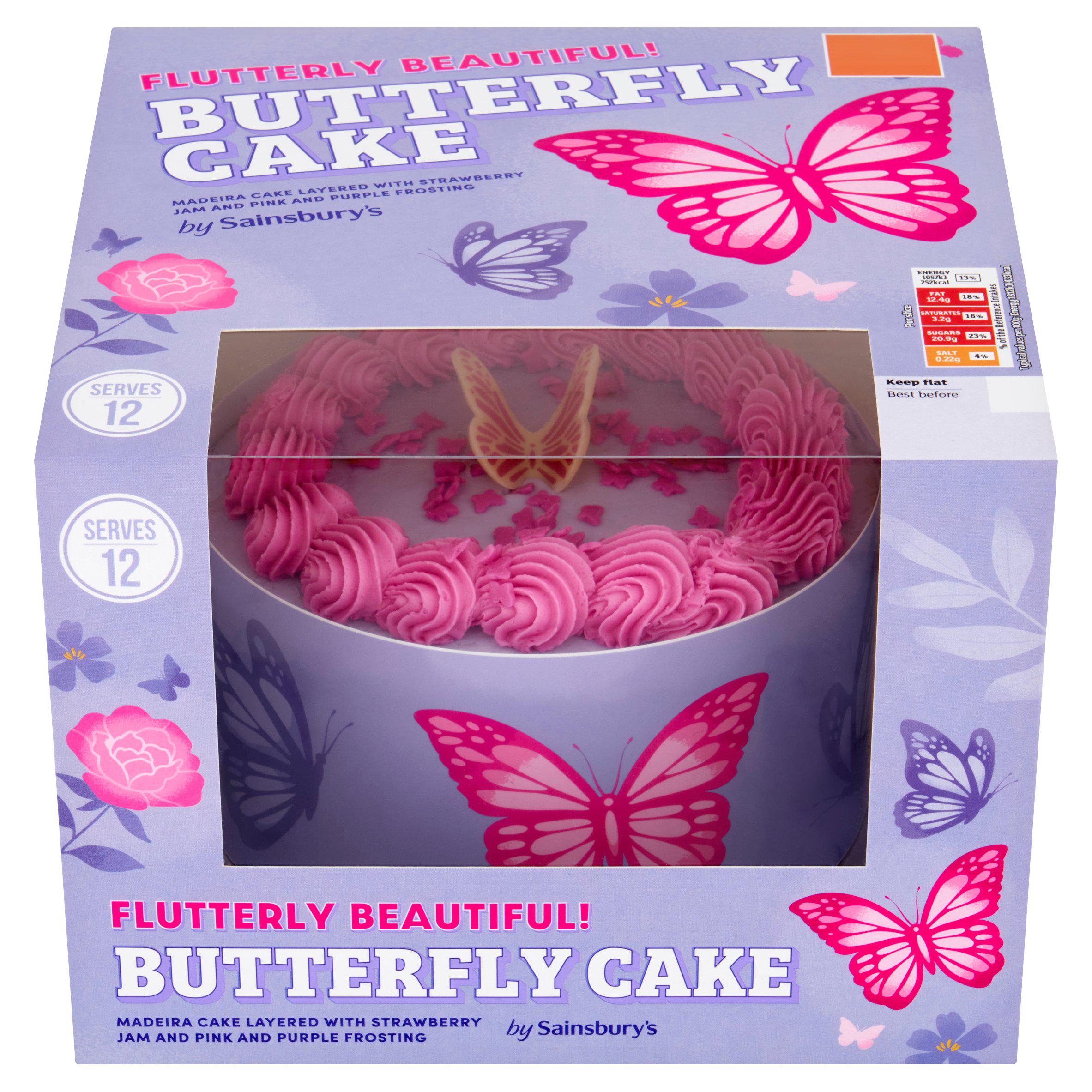 Sainsbury's Butterfly Cake 700g