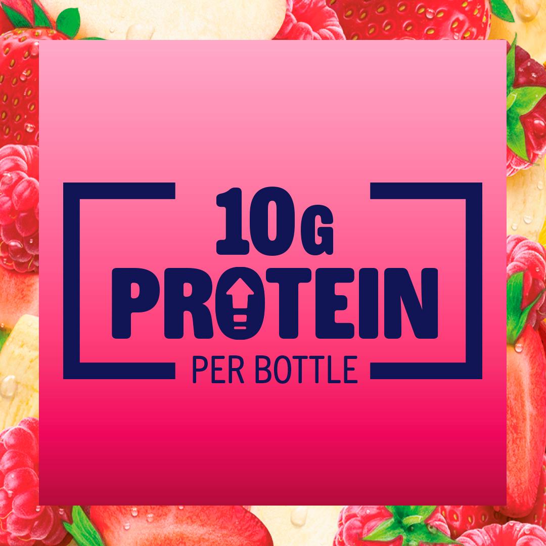 Naked Protein Machine Strawberry & Raspberry Smoothie 300ml thumbnail 3