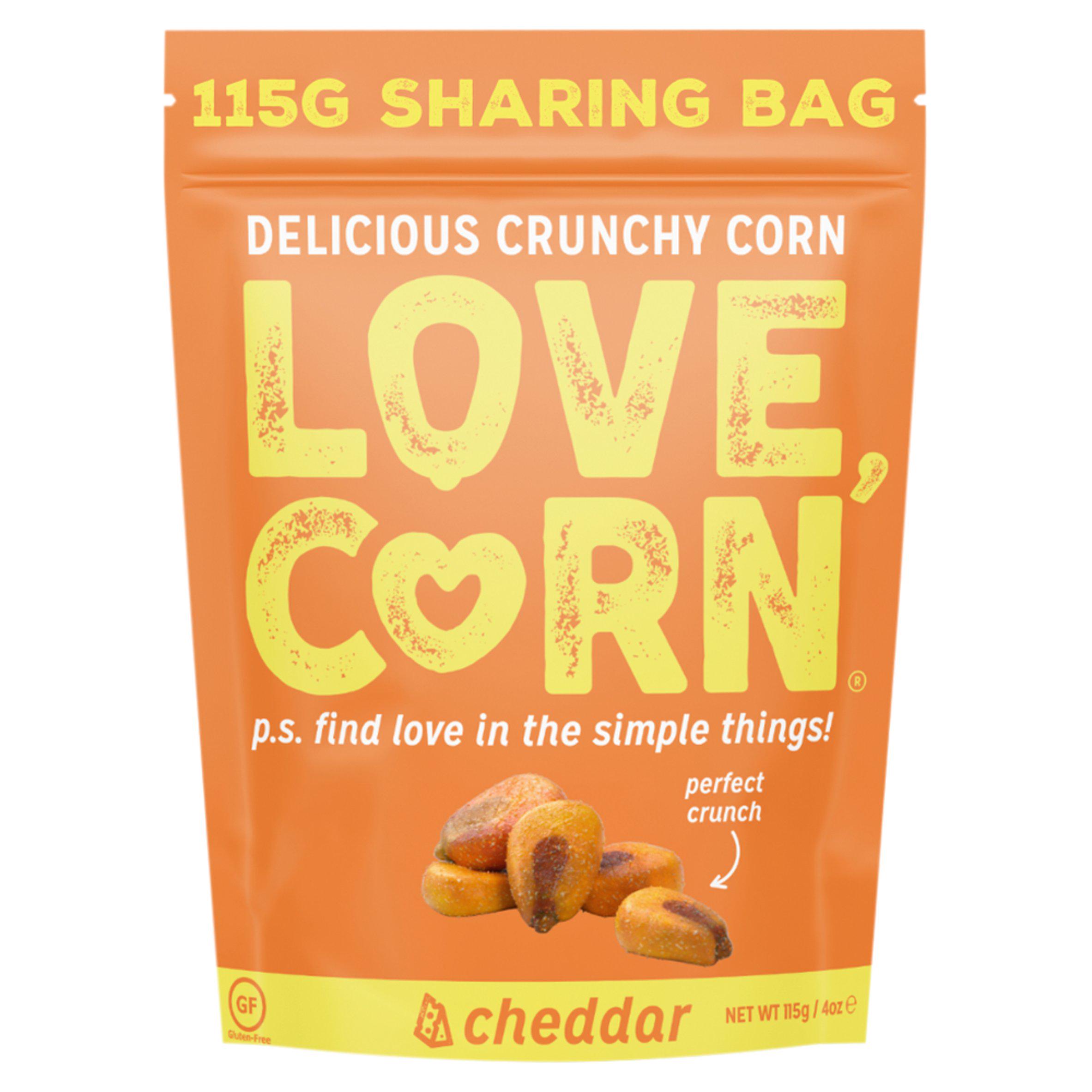 LOVE CORN Cheddar 115g