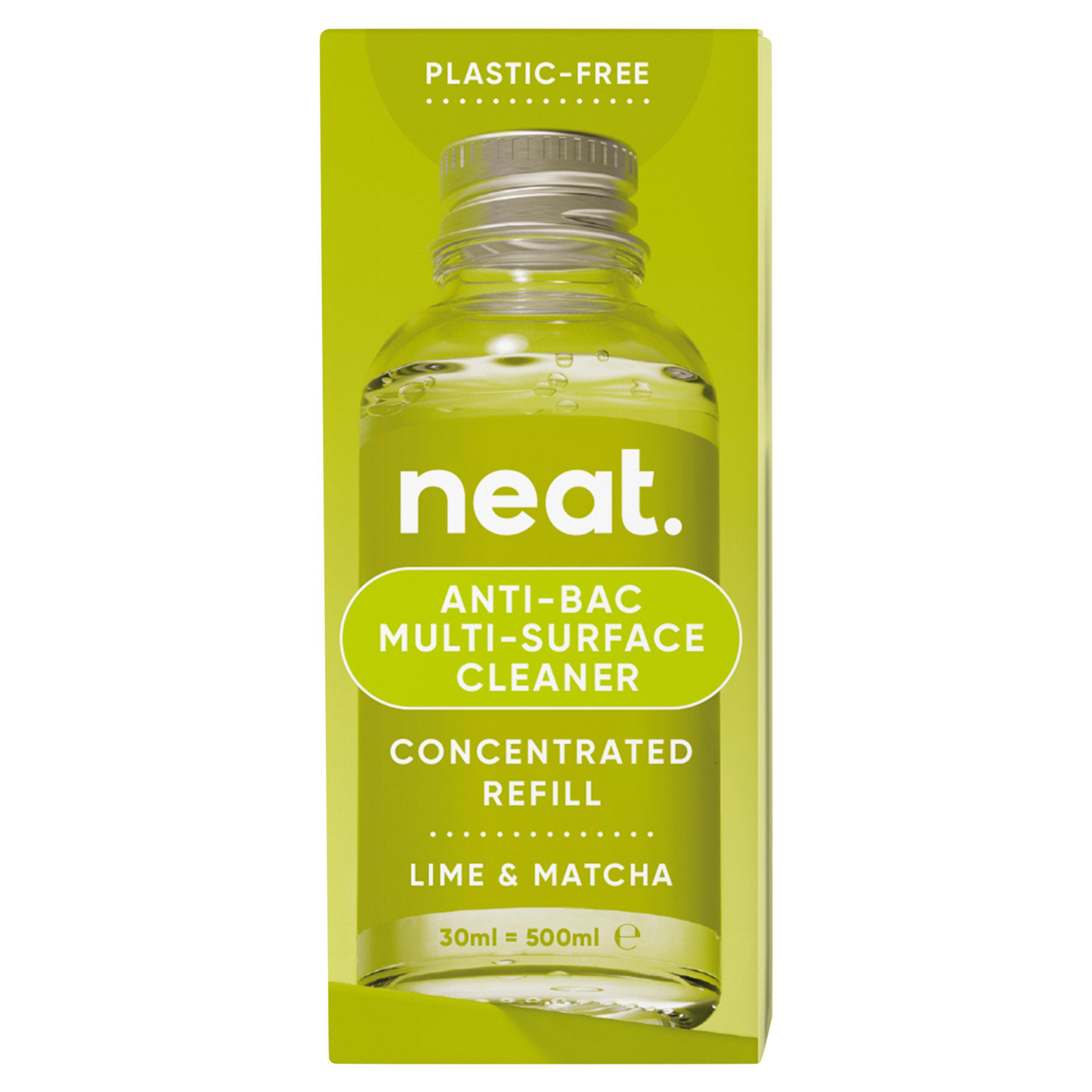 Neat Lime & Matcha Antibacterial Multi Surface Cleaner Concentrated Refill 30ml