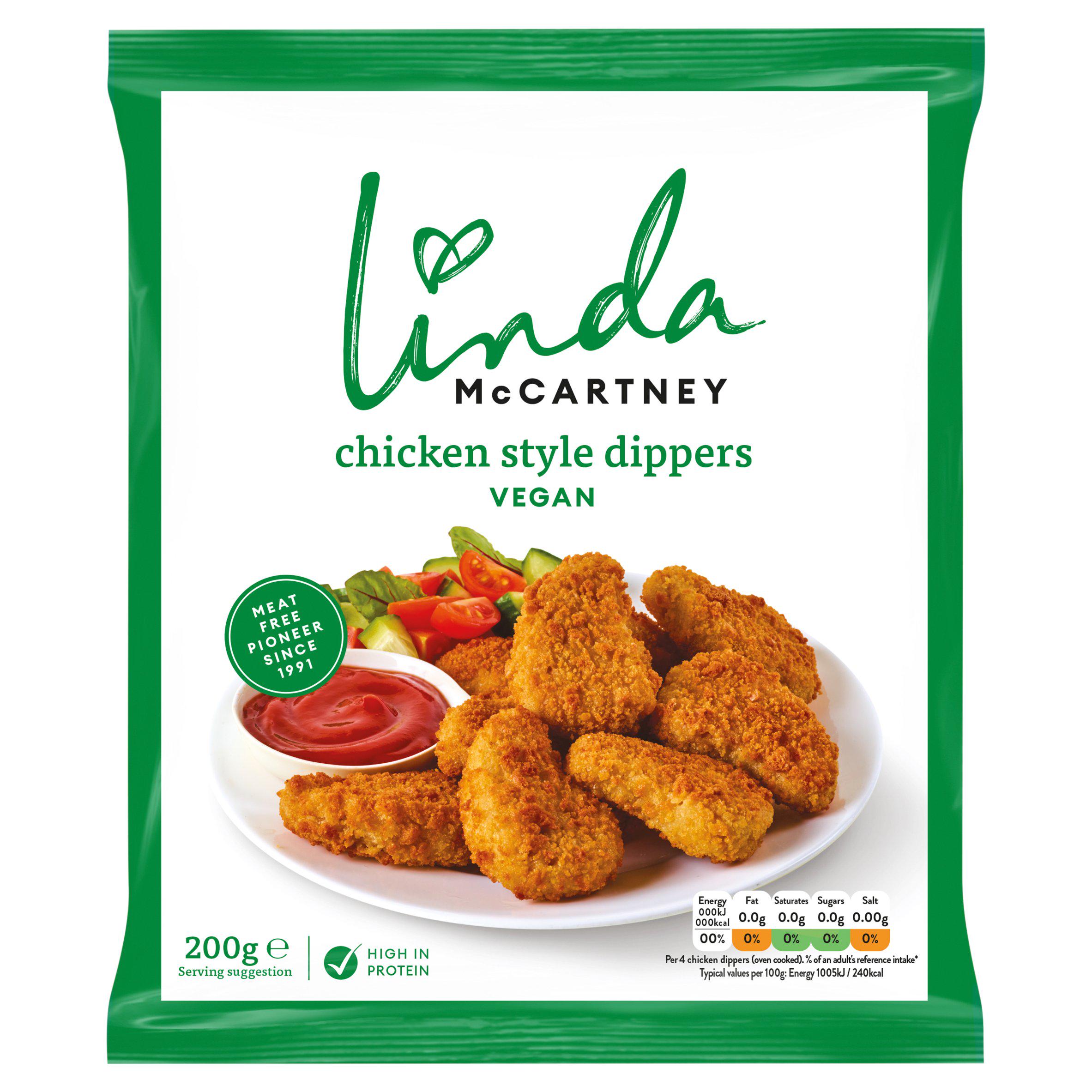 Linda McCartney Vegan Chicken Style Dippers 200g