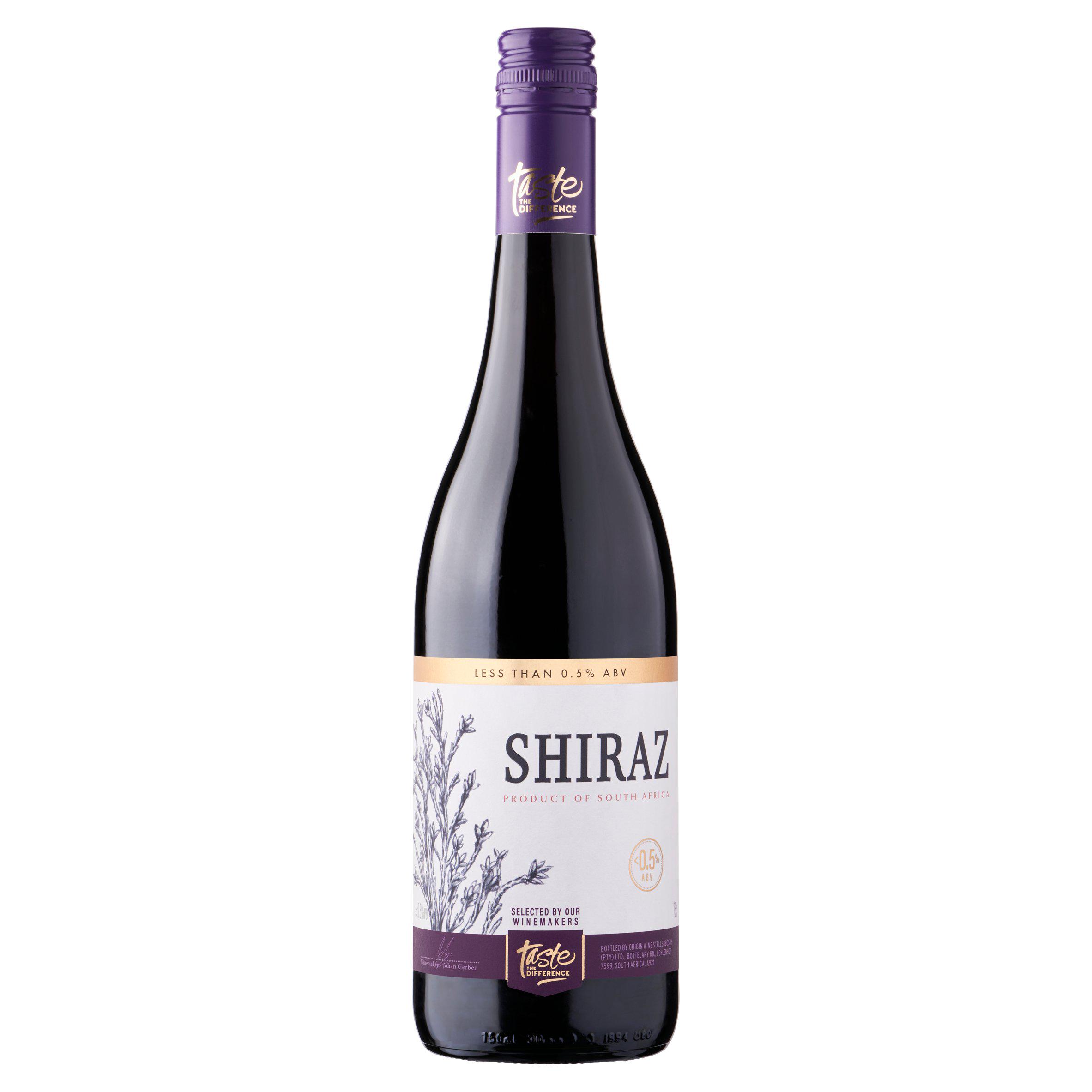 Sainsbury's 75cl De-alcoholised Shiraz Red Wine, Taste the Difference