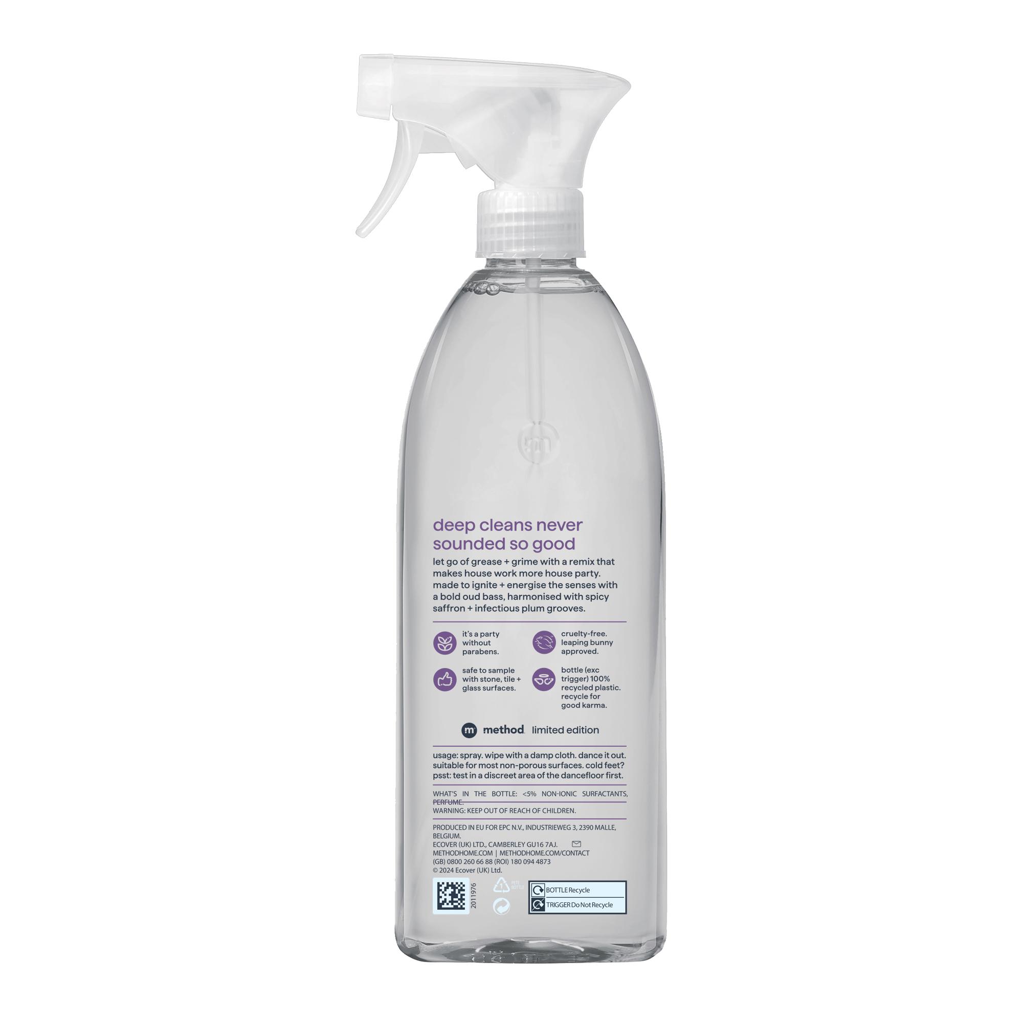 Method Deep House Clean Feat Saffron + Oud Multi-Purpose Cleaner 828ml thumbnail 2