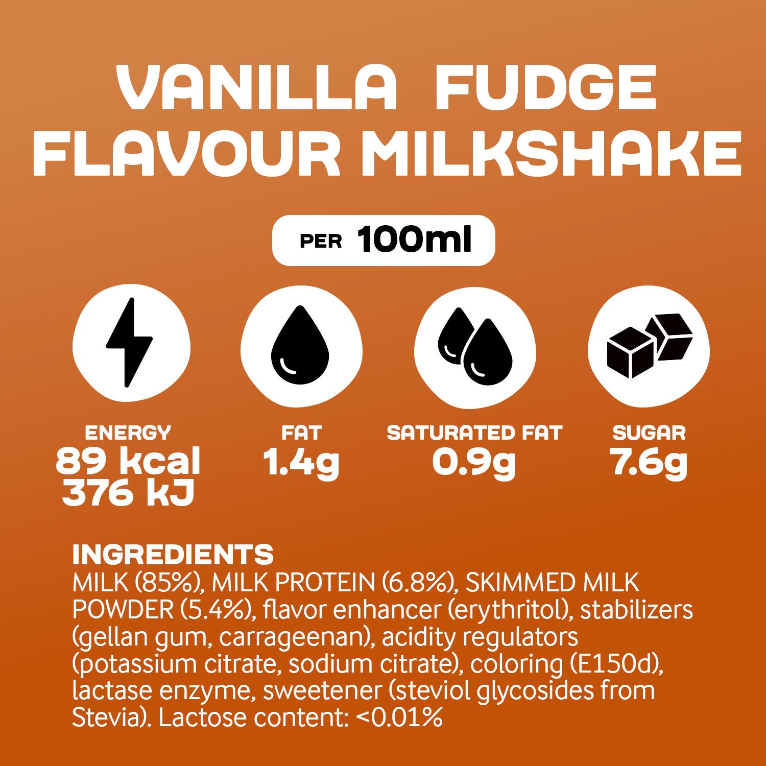Arla Protein Vanilla Fudge Flavour Milkshake 200ml thumbnail 4