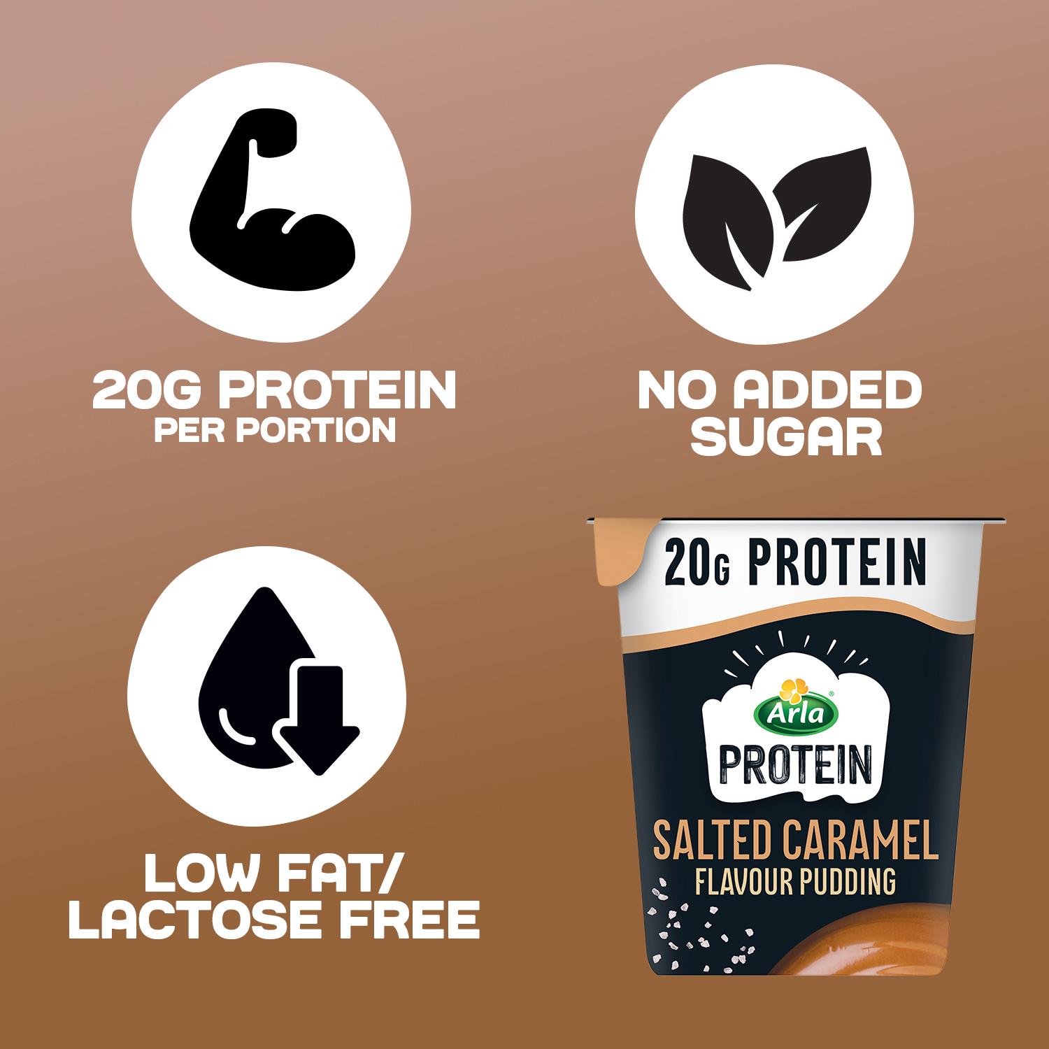 Arla Protein Salted Caramel Flavour Pudding 200g thumbnail 2