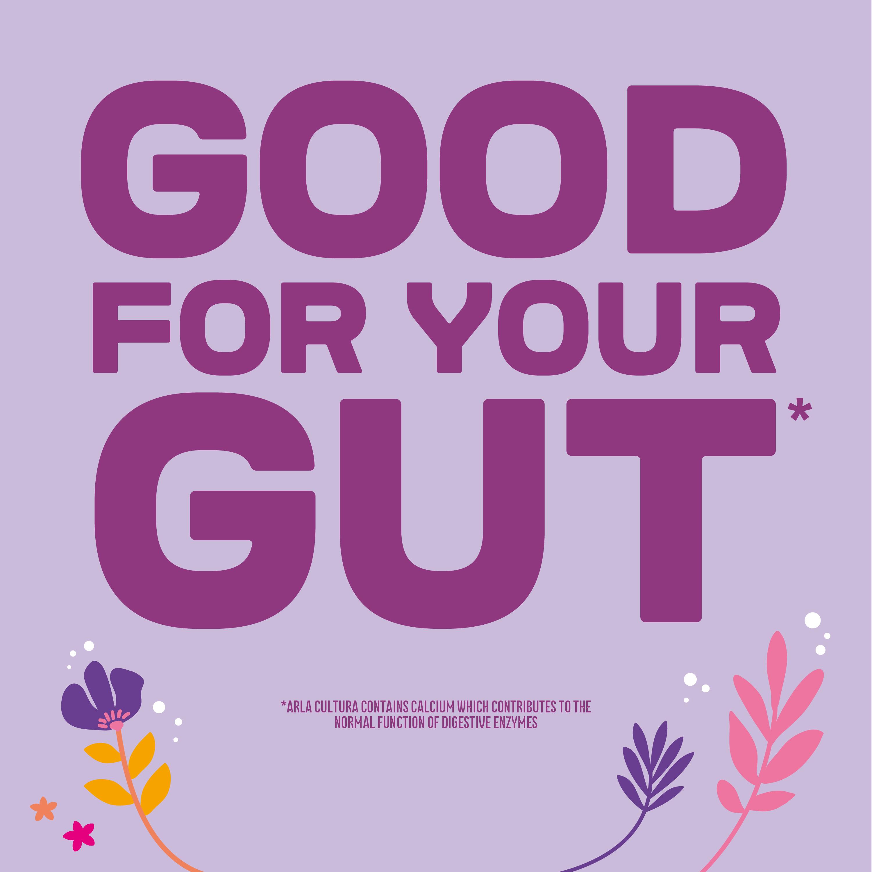Arla Cultura Raspberry Gut Health Milk Drink 500ml thumbnail 2