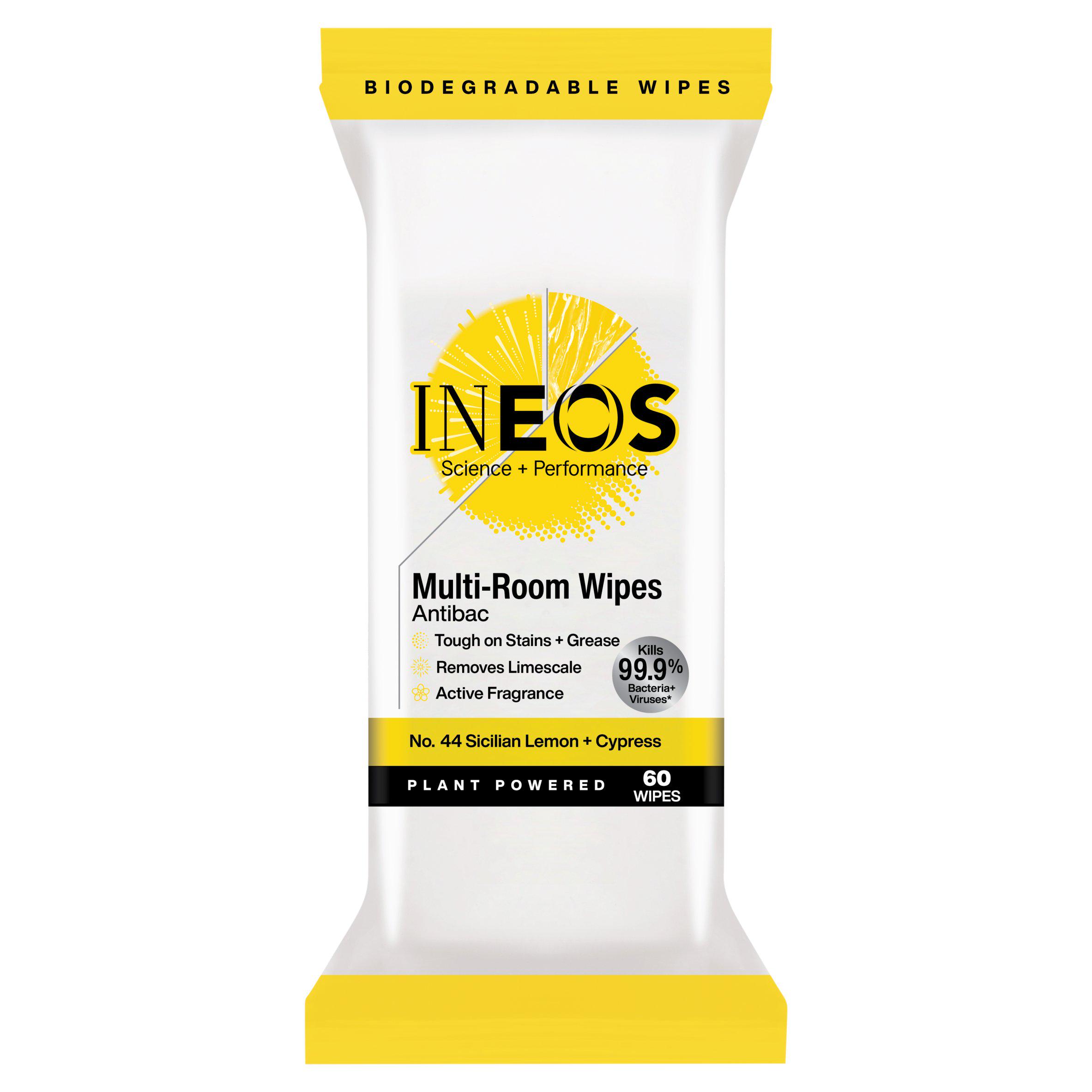 INEOS Antibac Multi Room Biodegradable Cleaning Wipes