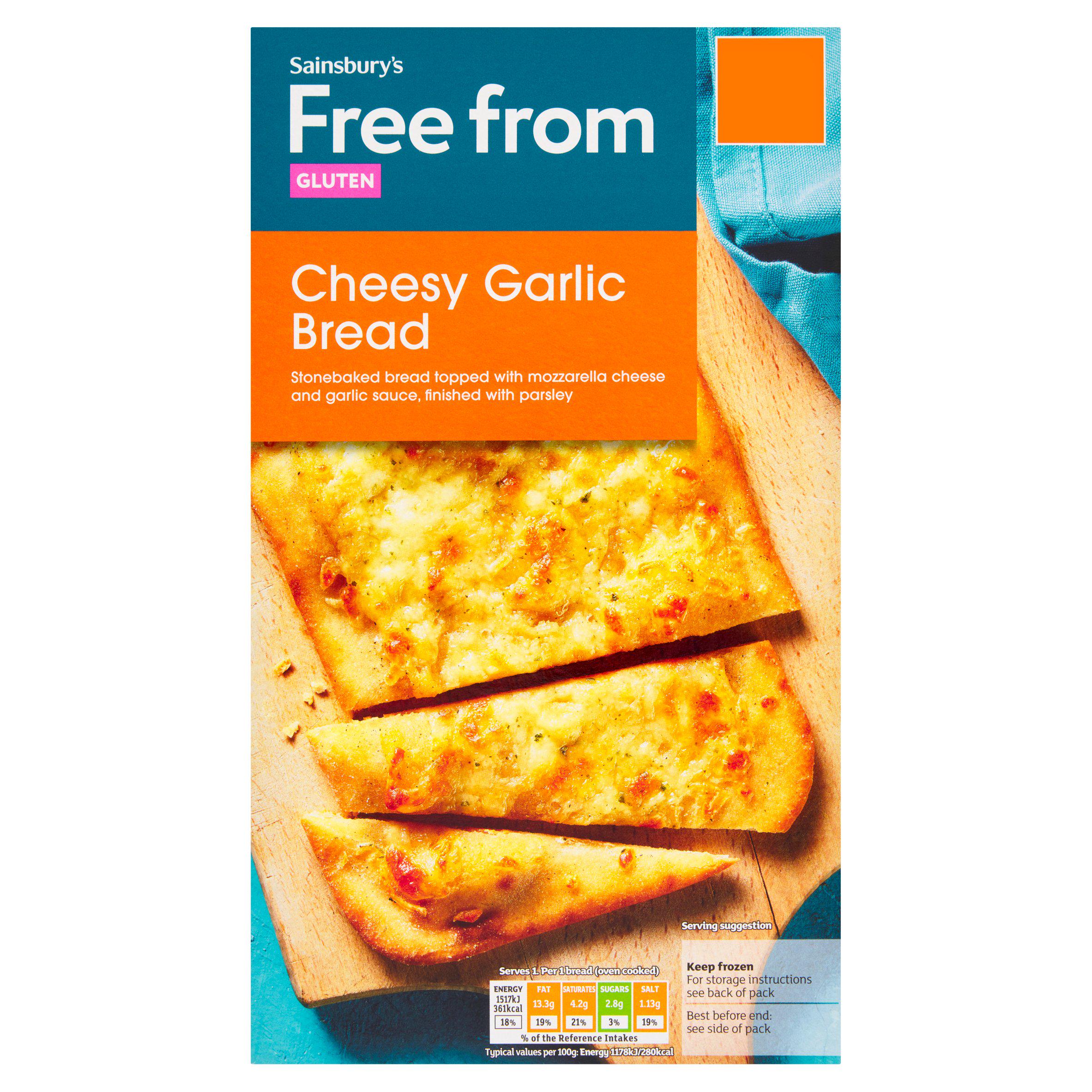 Sainsbury's Freefrom Cheesy Garlic Bread