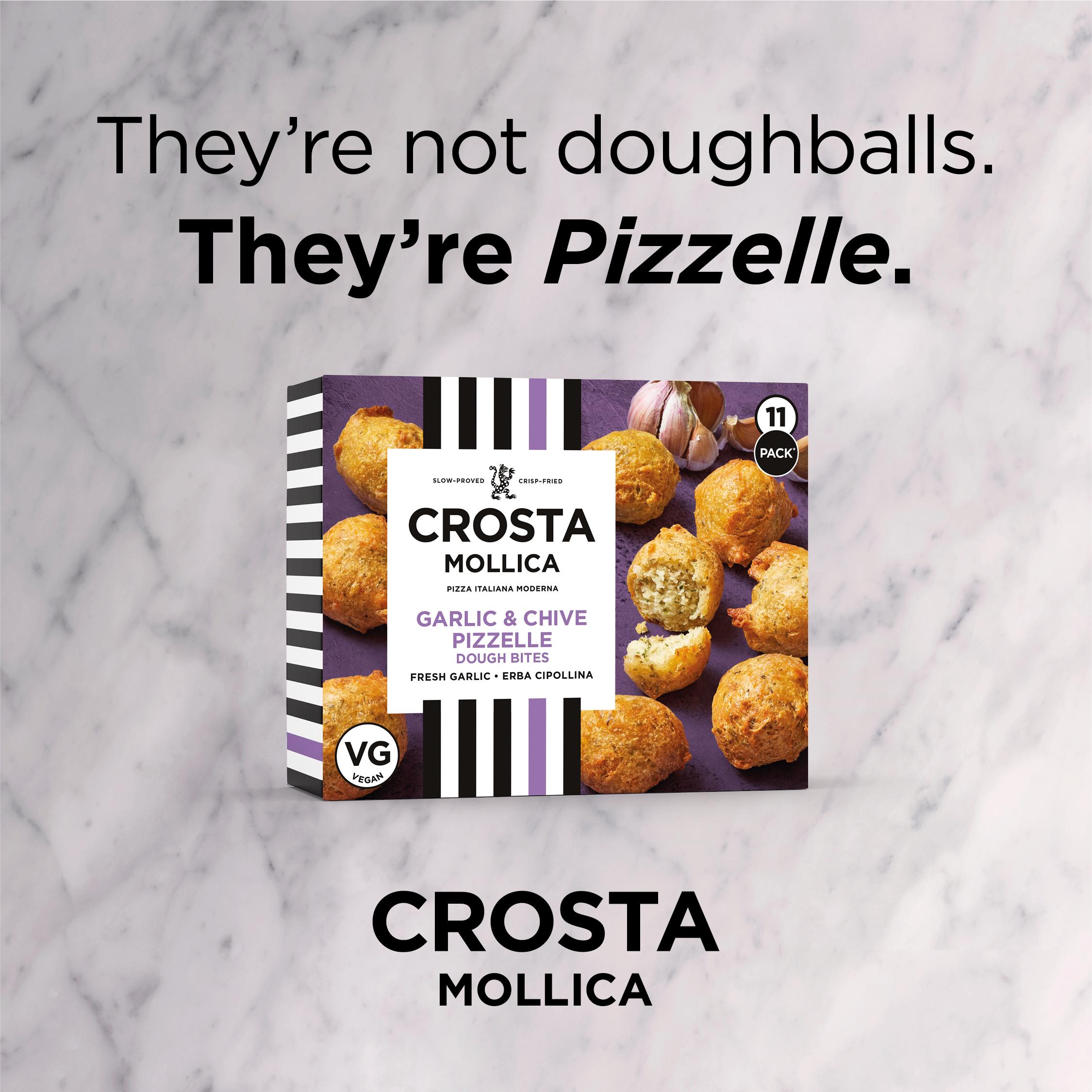 Crosta Mollica Garlic & Chive Pizzelle Dough Bites 180g thumbnail 2
