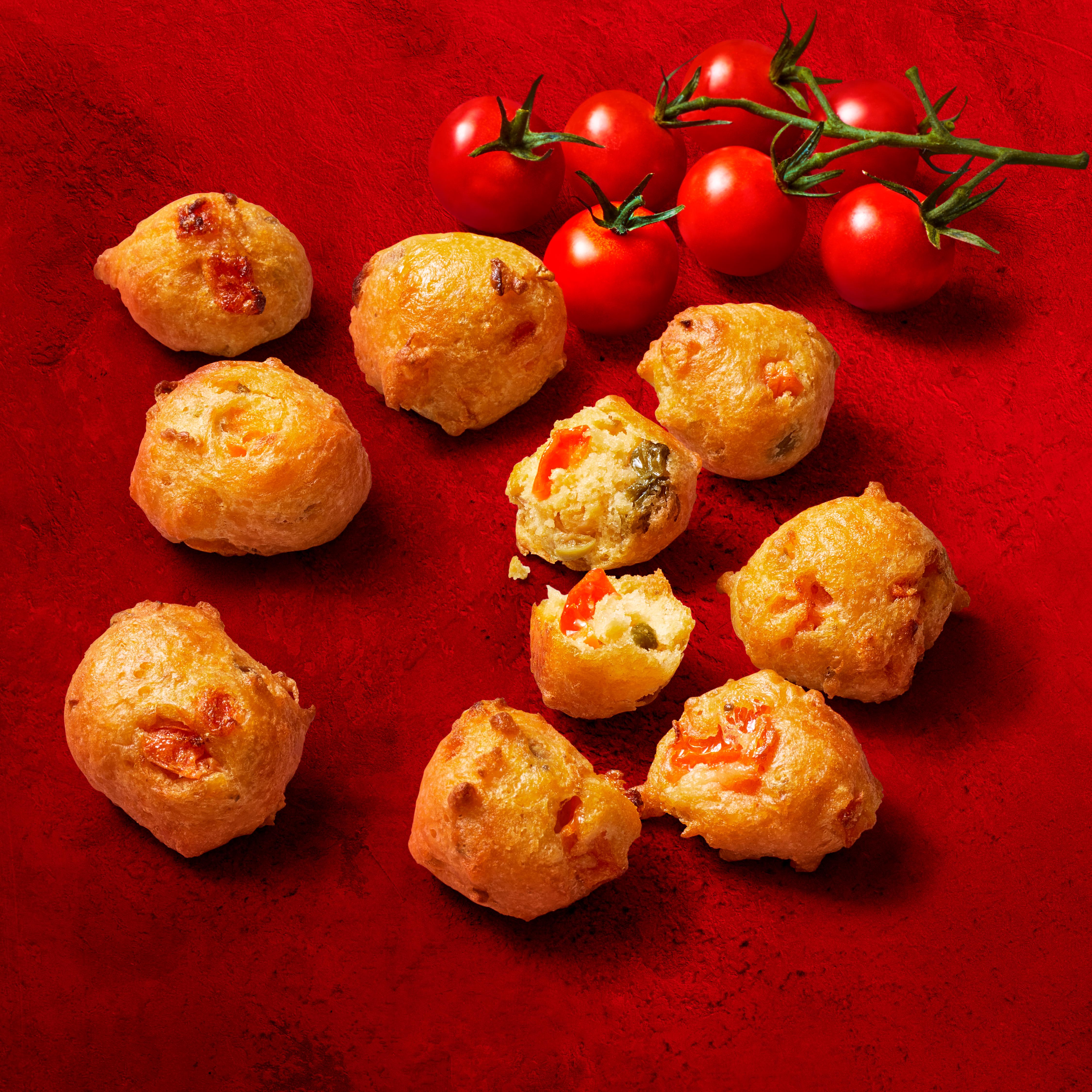 Crosta Mollica Tomato & Olive Pizzelle Dough Bites 180g thumbnail 4