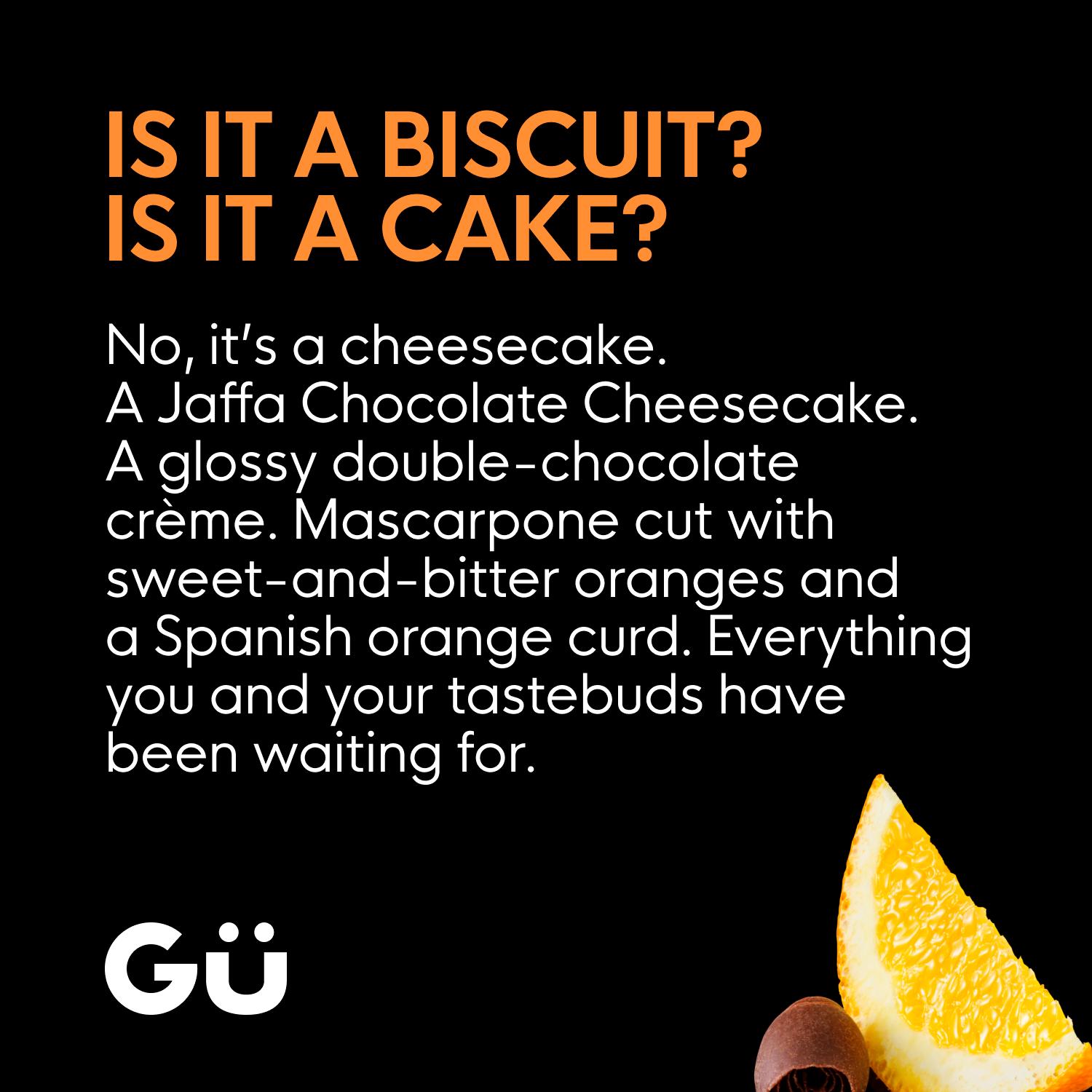 Gü Jaffa Chocolate Cheesecake 2 x 86g thumbnail 3