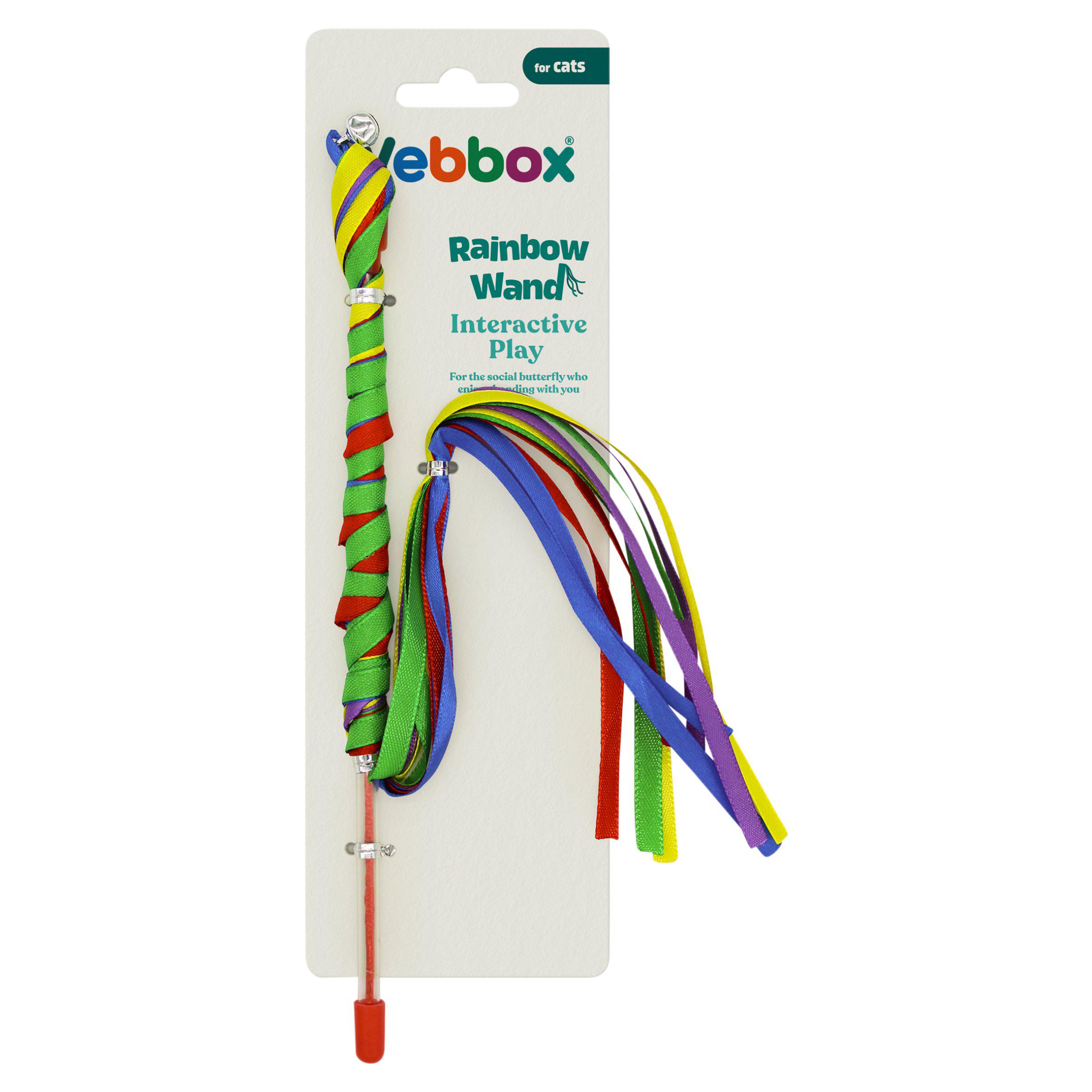 Webbox Rainbow Wand for Cats