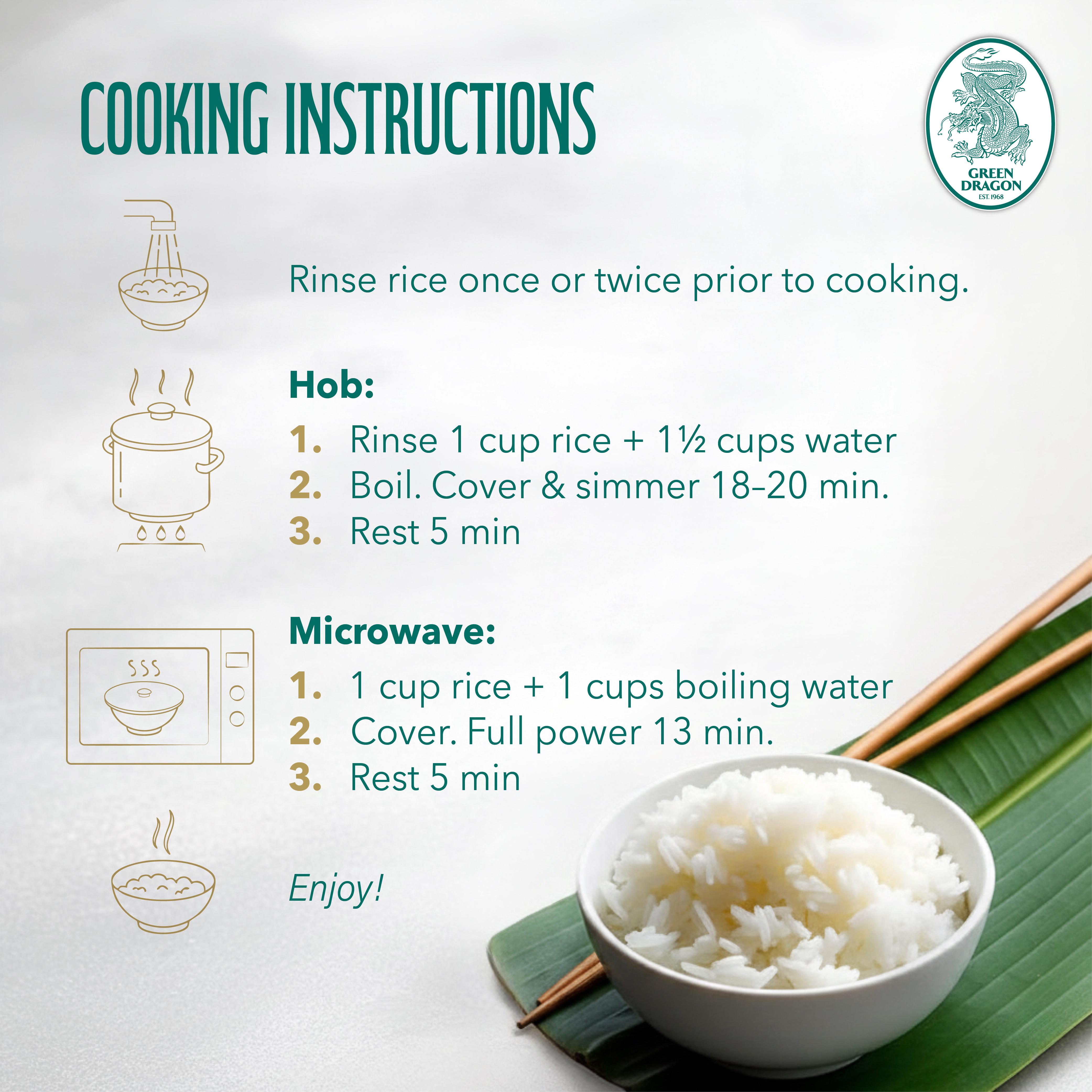 Green Dragon Thai Hom Mali Fragrant Rice 5kg thumbnail 5