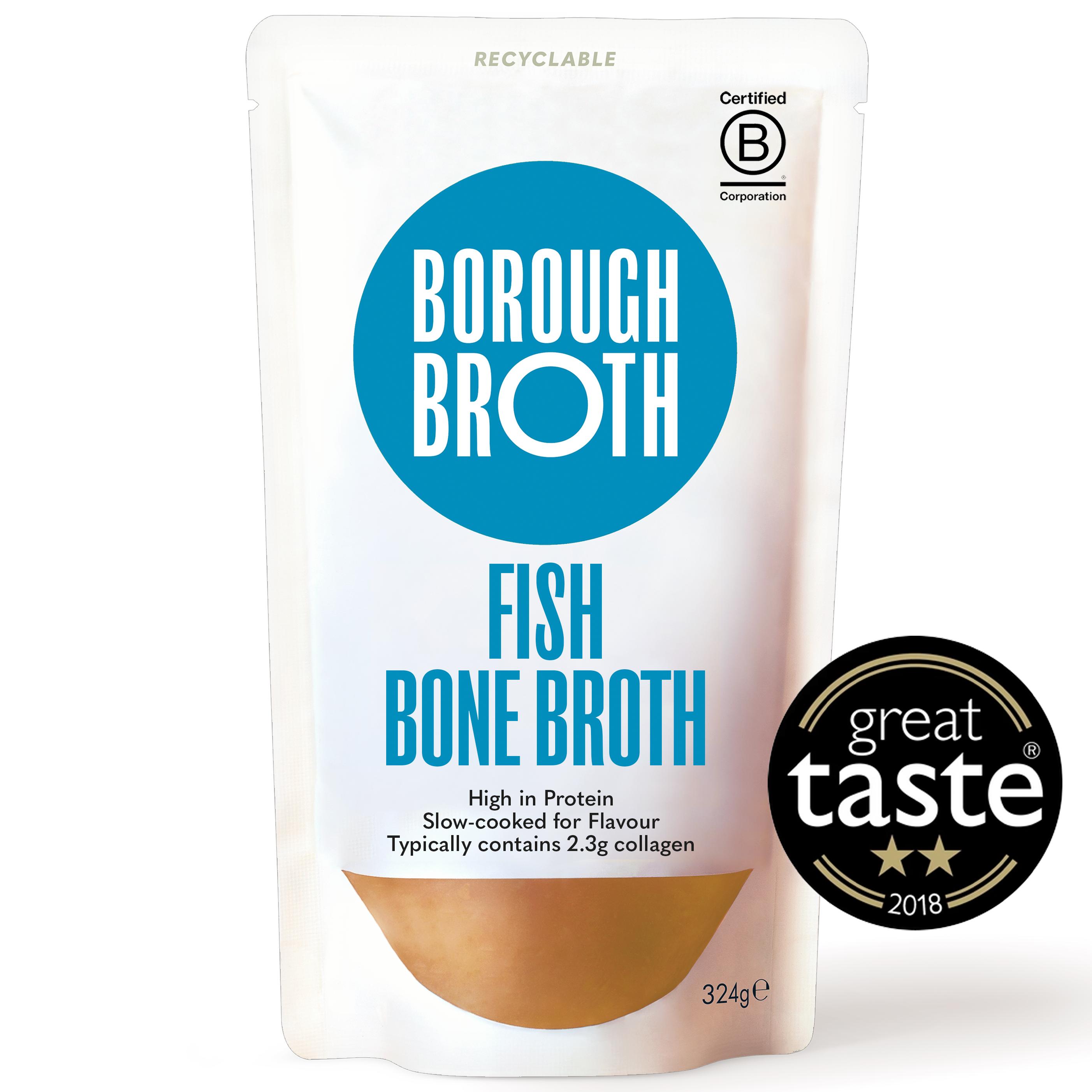 Borough Broth Sustainably Caught Fish Bone Broth 324g thumbnail 2