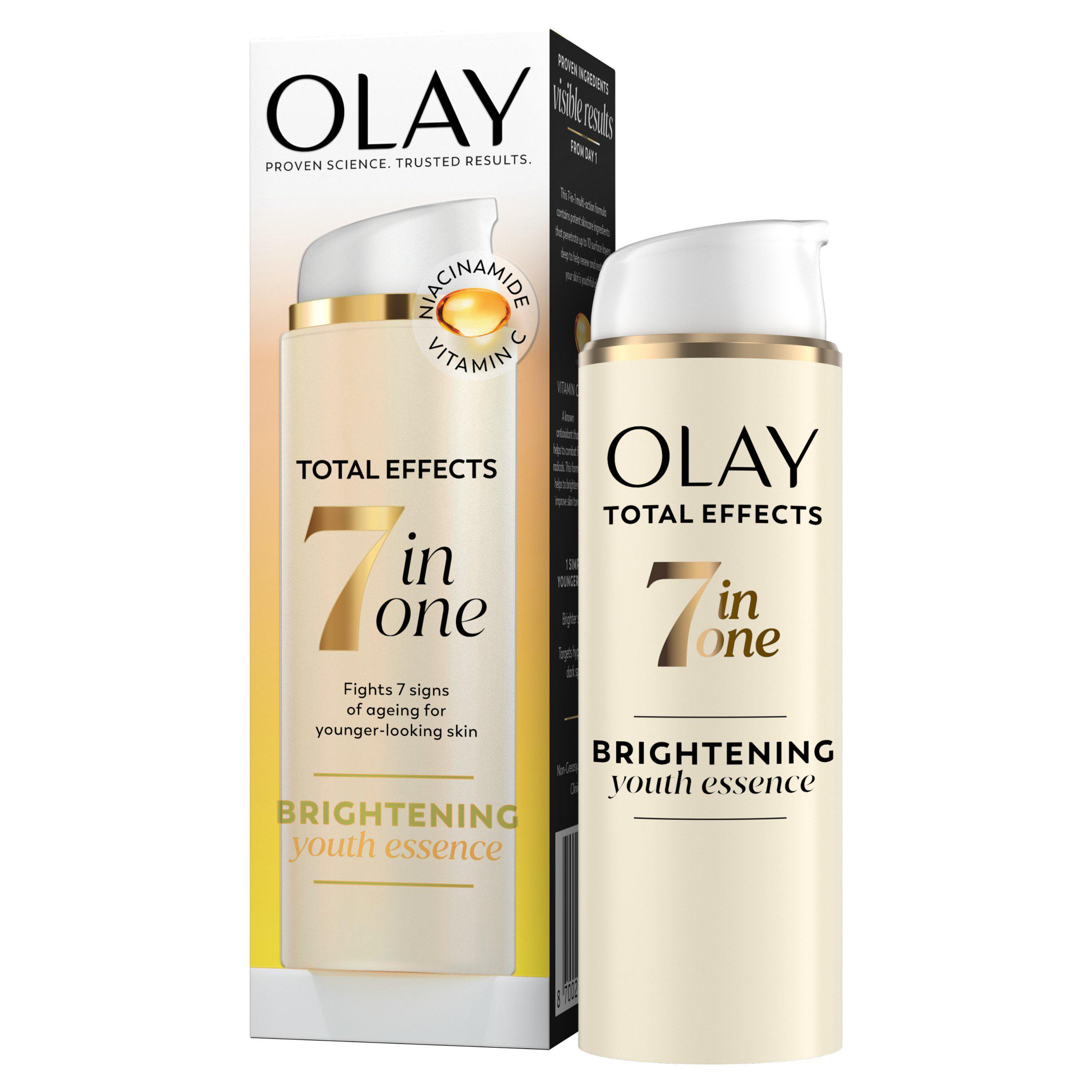 Olay Total Effects 7 in 1 Brightening Youth Essence with Niacinamide & Vitamin C 50ml