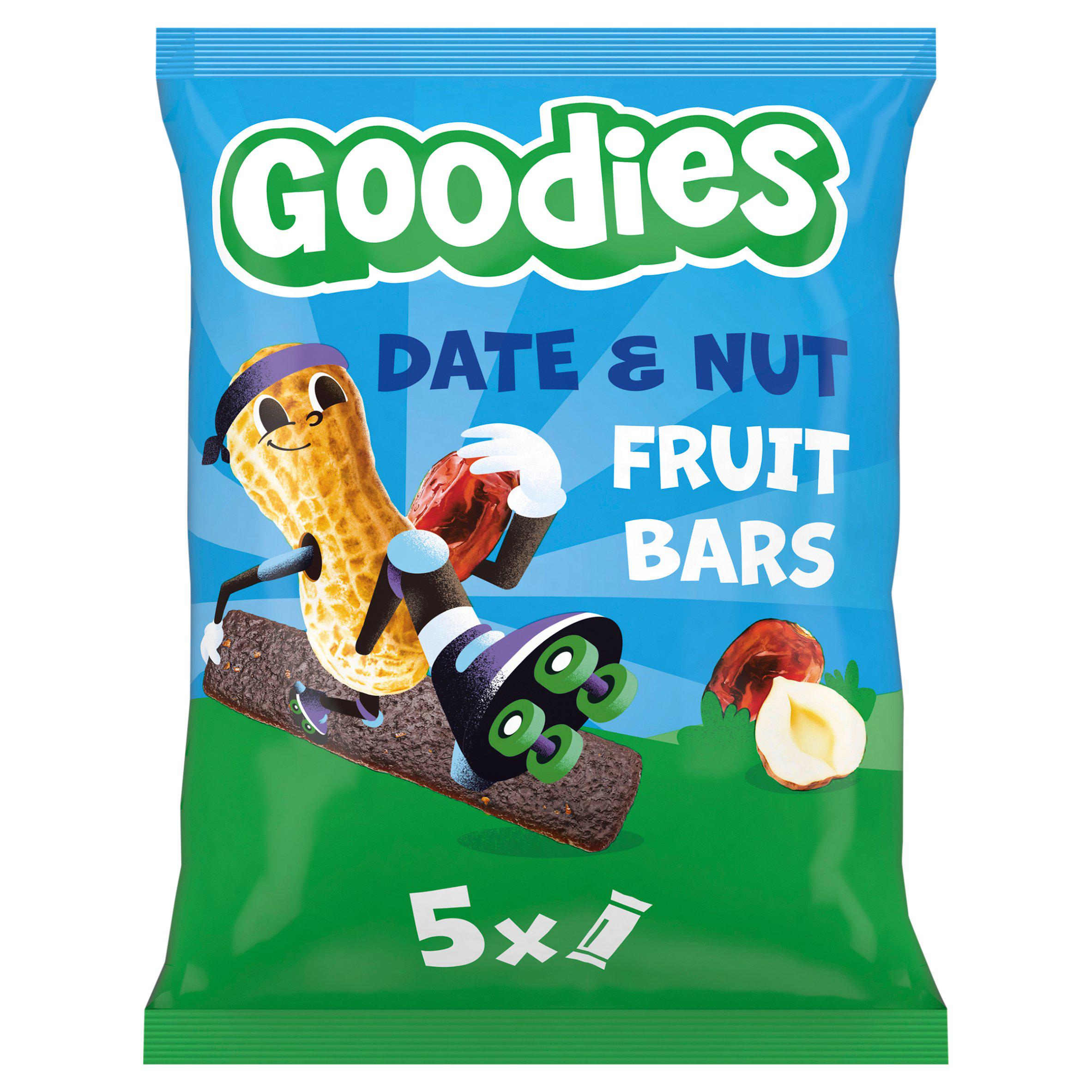 Goodies Date & Nuts Fruit Bars 5x20g