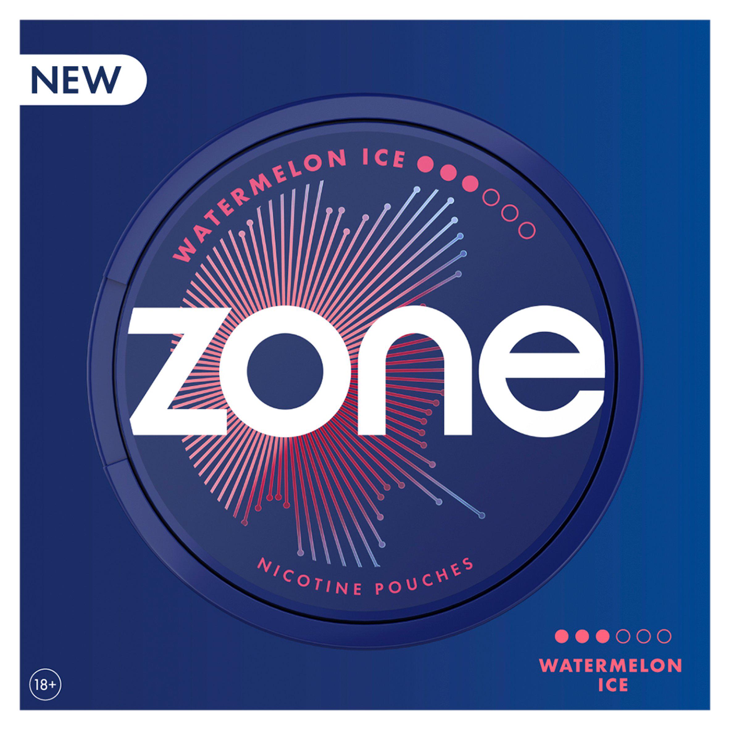 Zone Watermelon Ice Nicotine Pouches 10mg