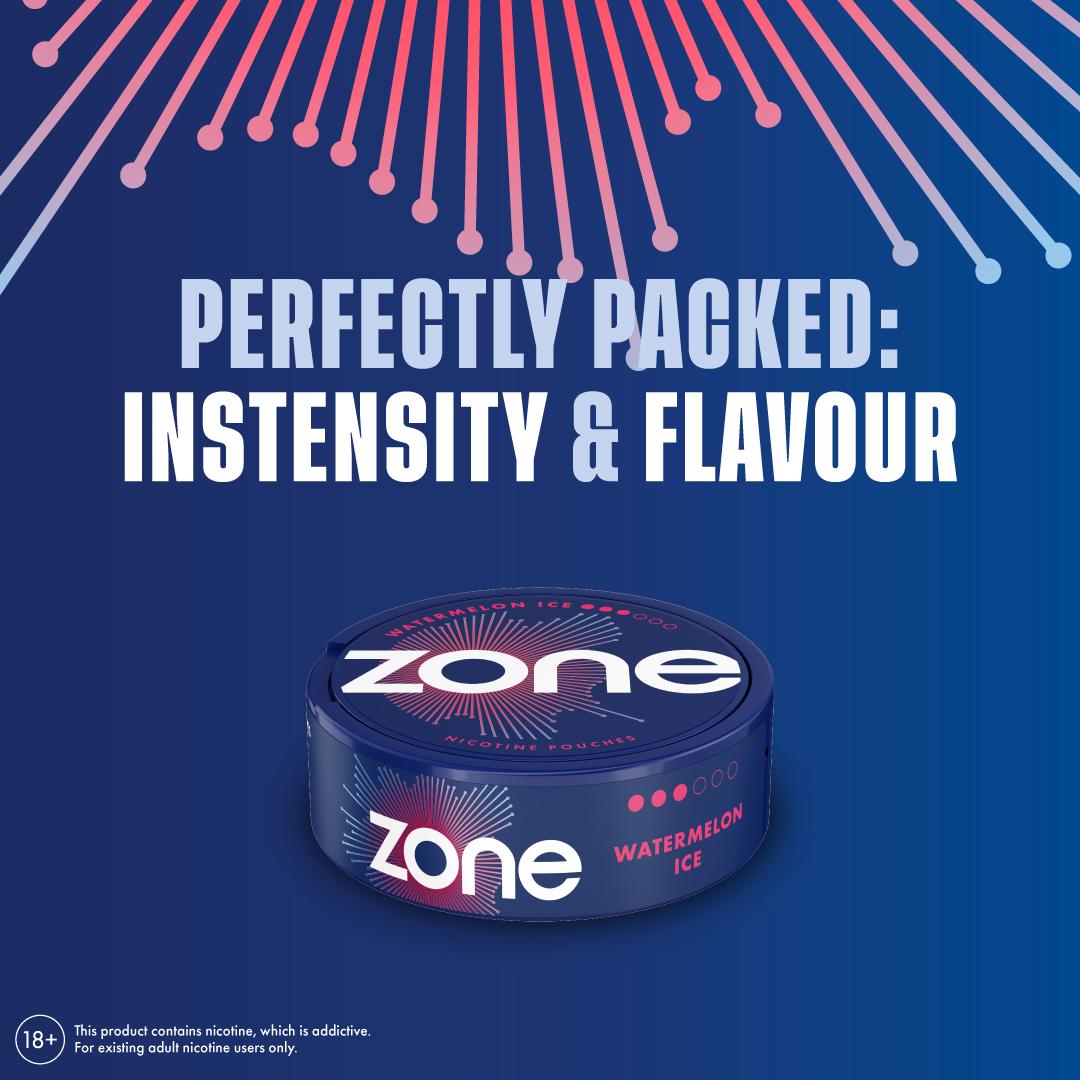 Zone Watermelon Ice Nicotine Pouches 10mg thumbnail 6
