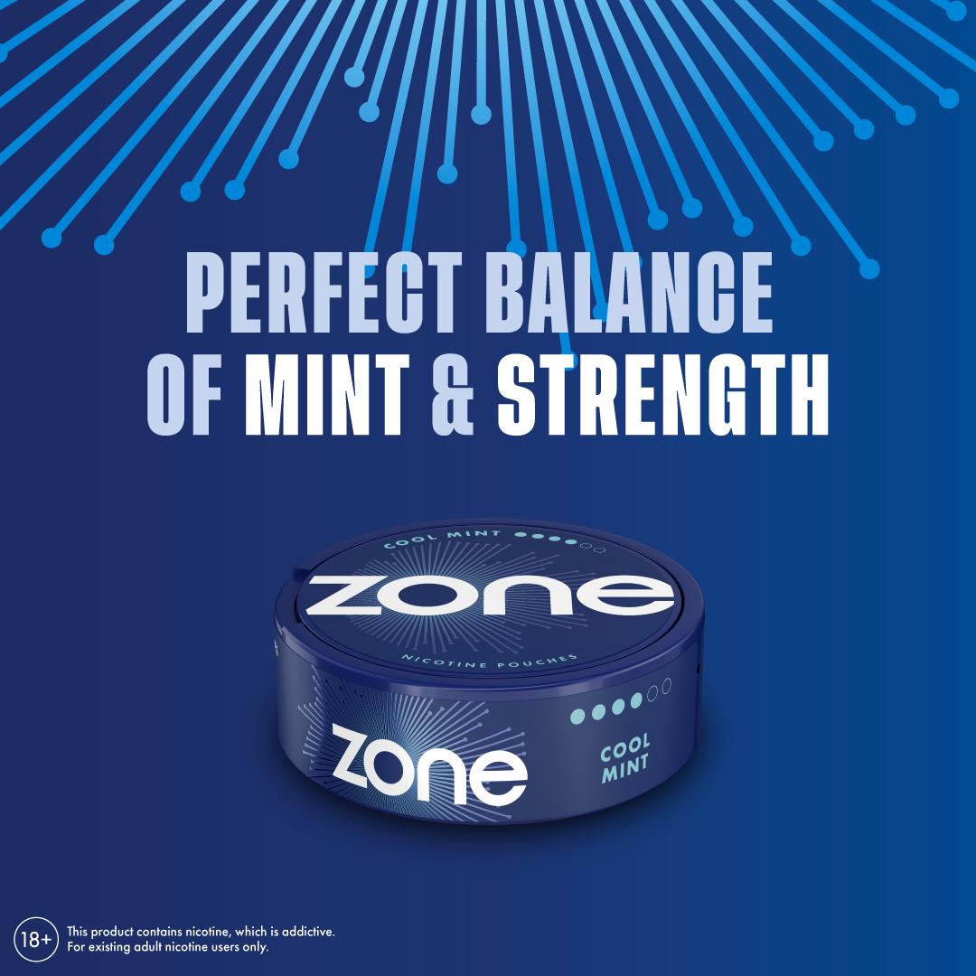 Zone Cool Mint Nicotine Pouches 11mg thumbnail 6