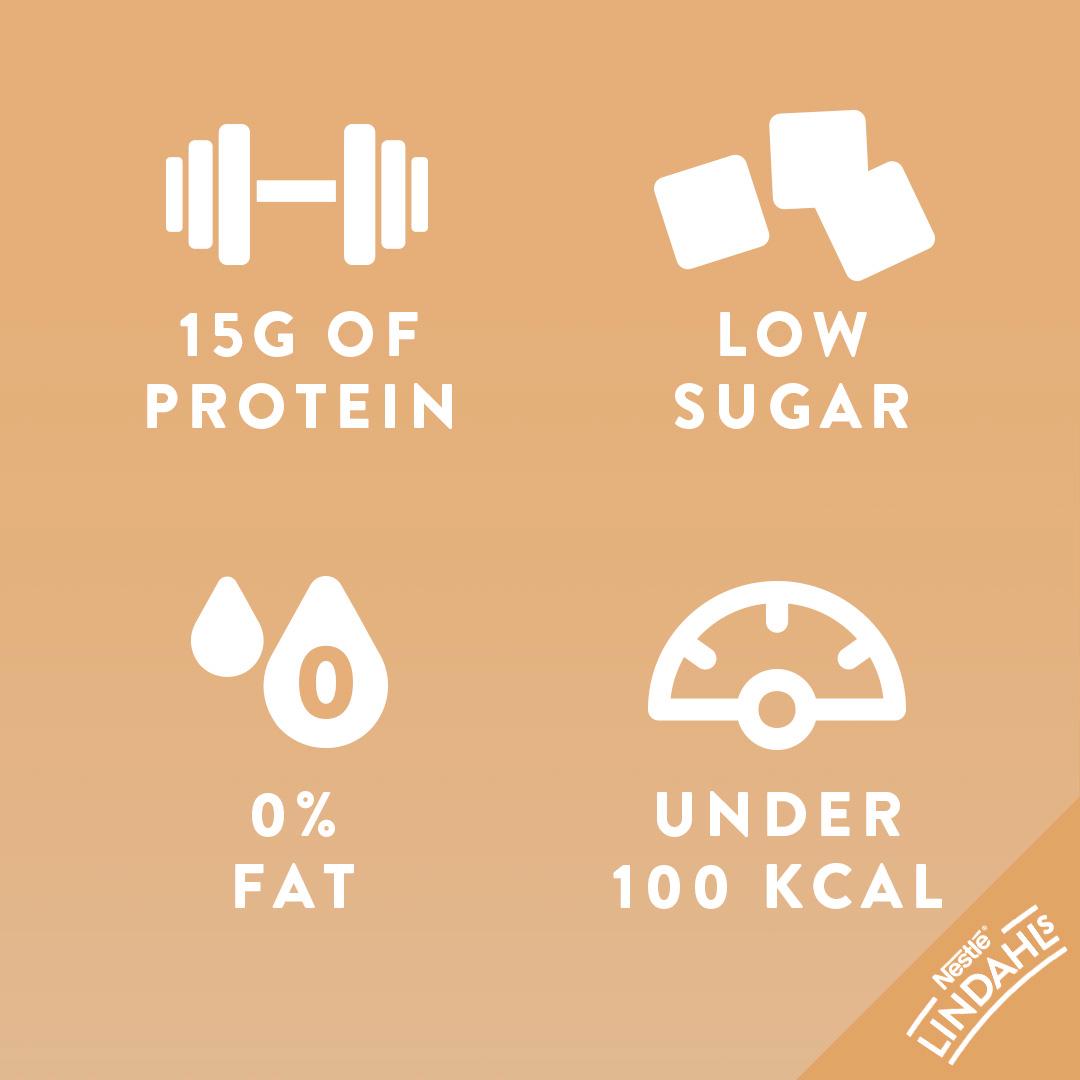 Lindahls Kvarg Caffe Latte High Protein Yogurt 150g thumbnail 3