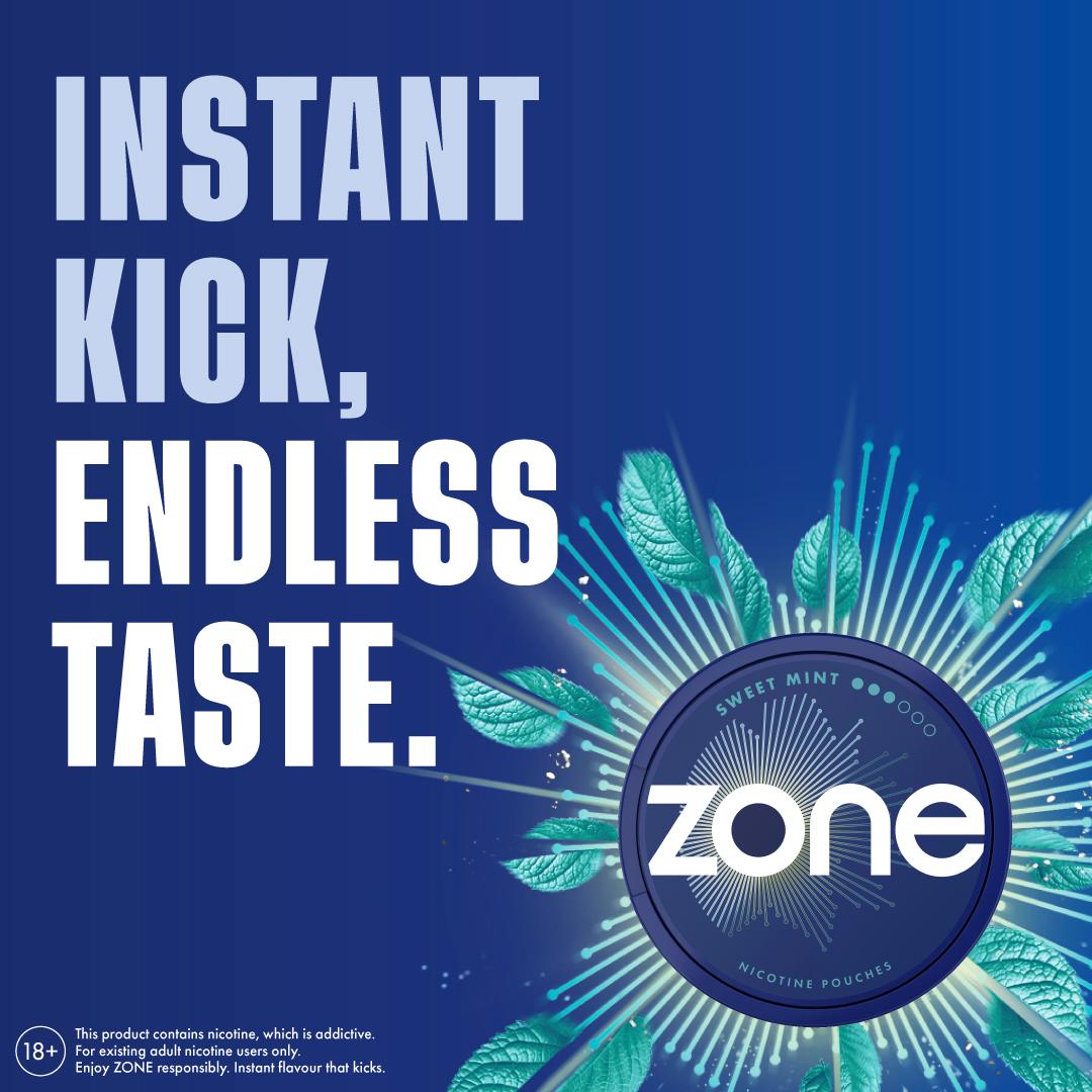 Zone Sweet Mint Nicotine Pouches 10mg thumbnail 5