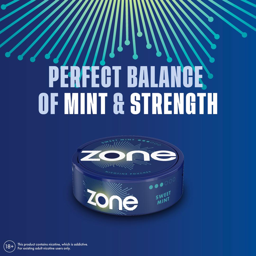 Zone Sweet Mint Nicotine Pouches 10mg thumbnail 6