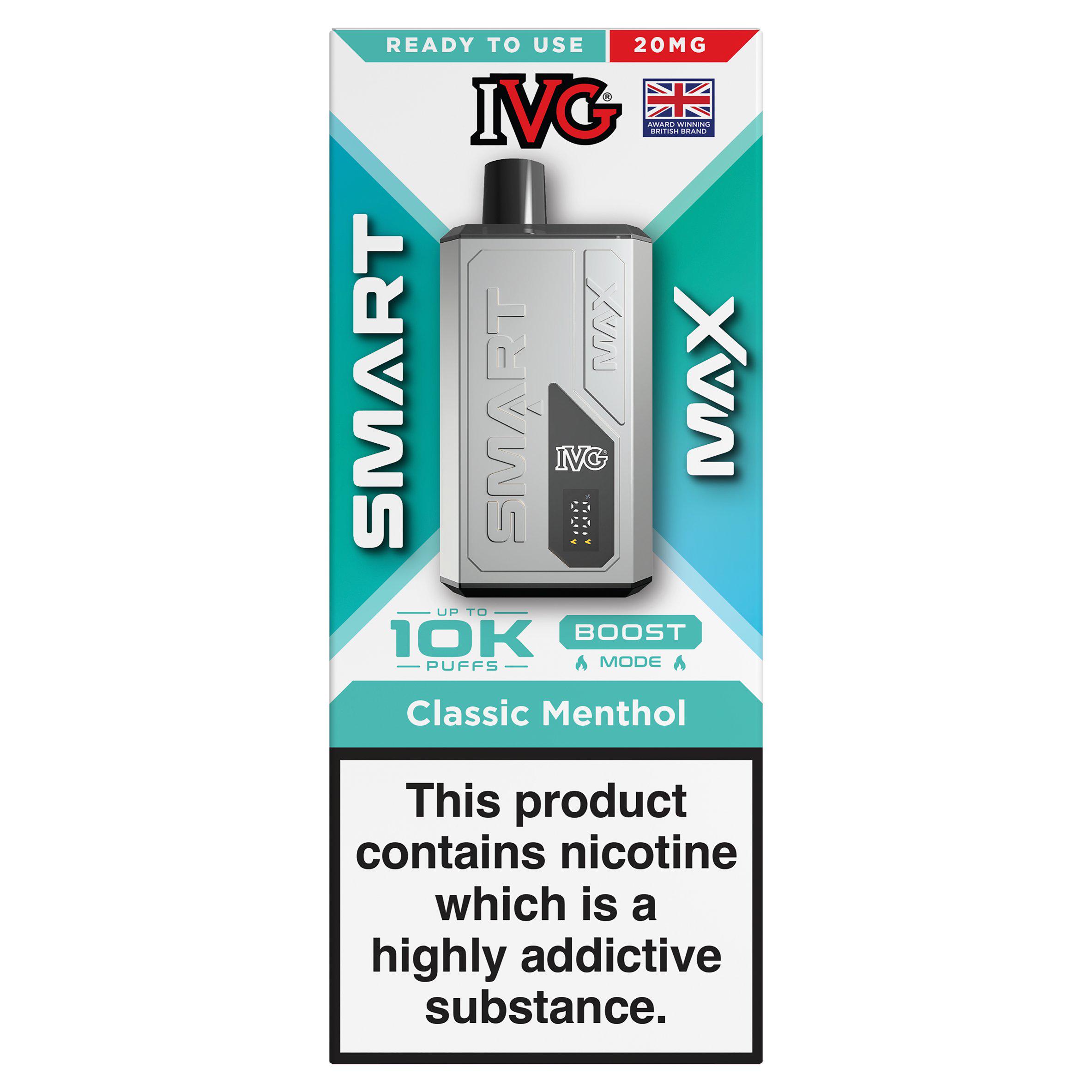 IVG Smart Max Classic Menthol 20mg/ml