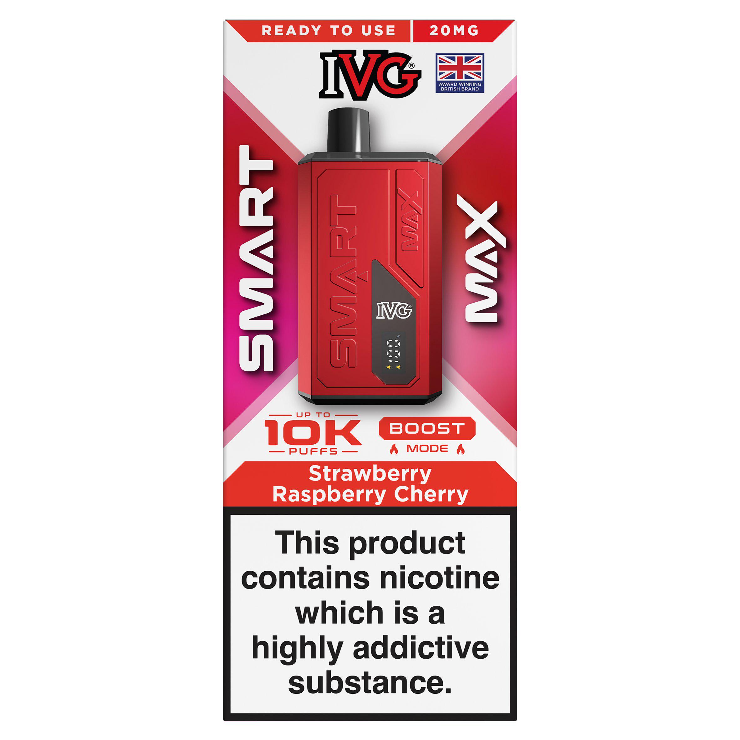 IVG Smart Max Strawberry Raspberry Cherry 20mg/ml