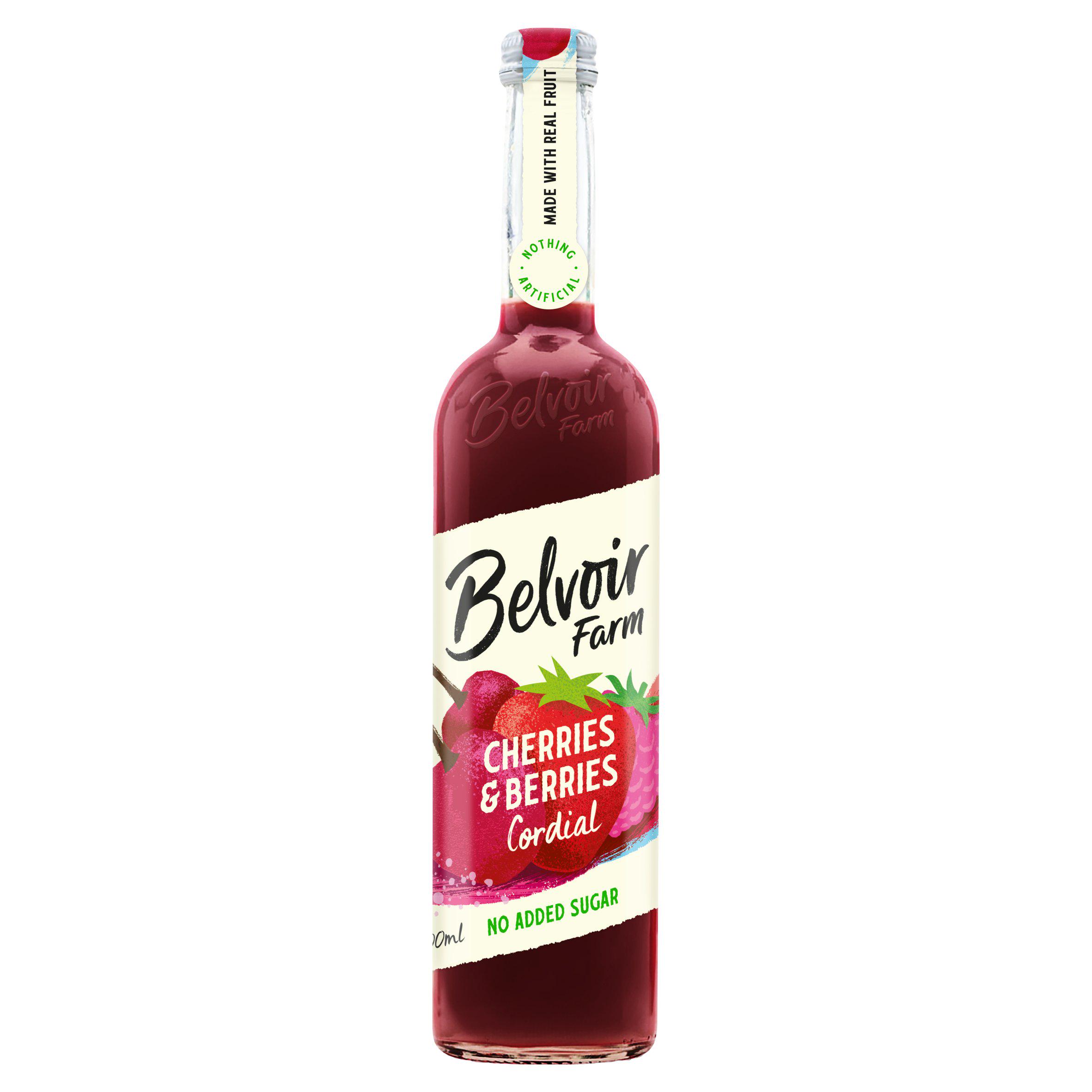 Belvoir Farm 500ml No Added Sugar Cherries & Berries Cordial