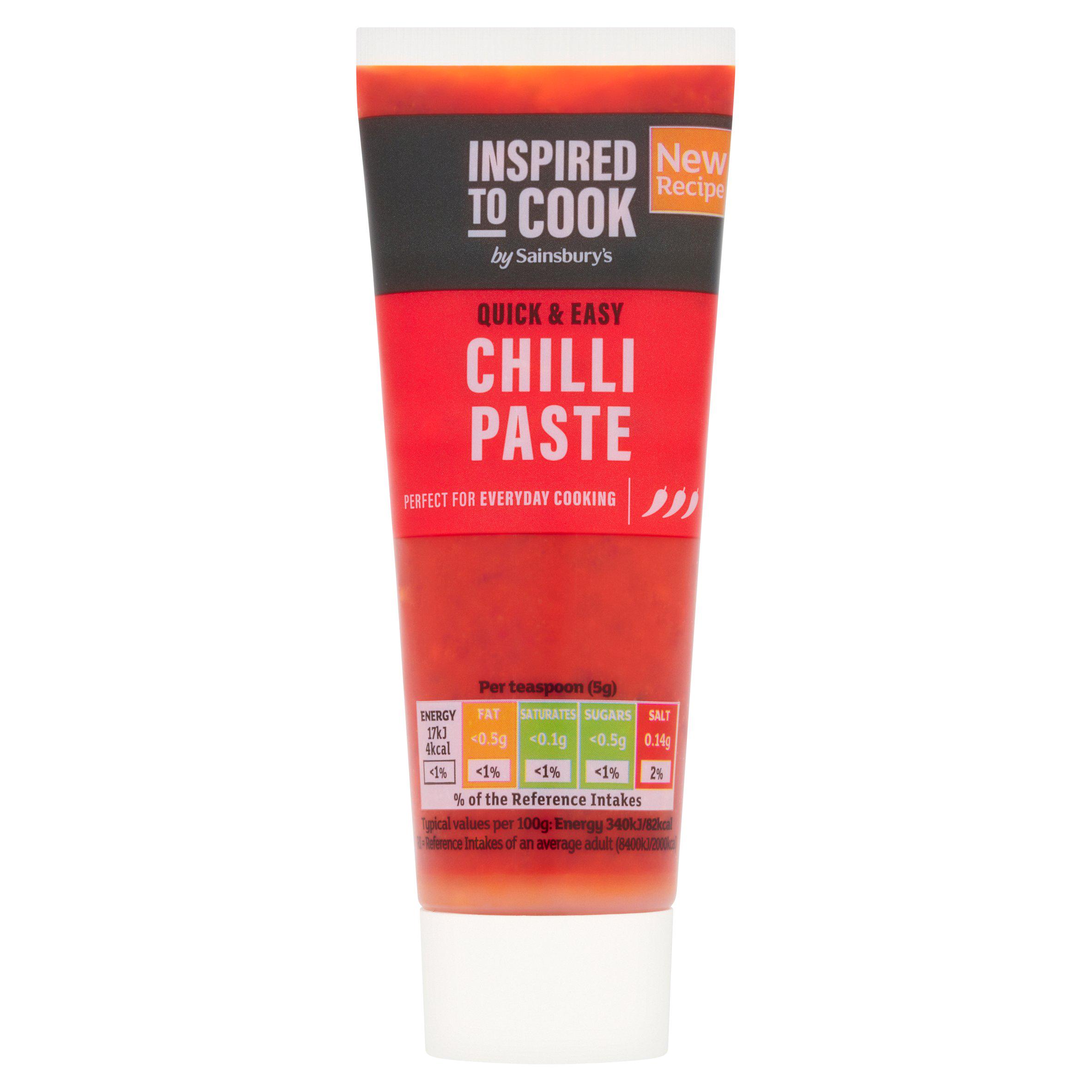 Sainsbury's 75g Chilli Paste, Inspired to Cook