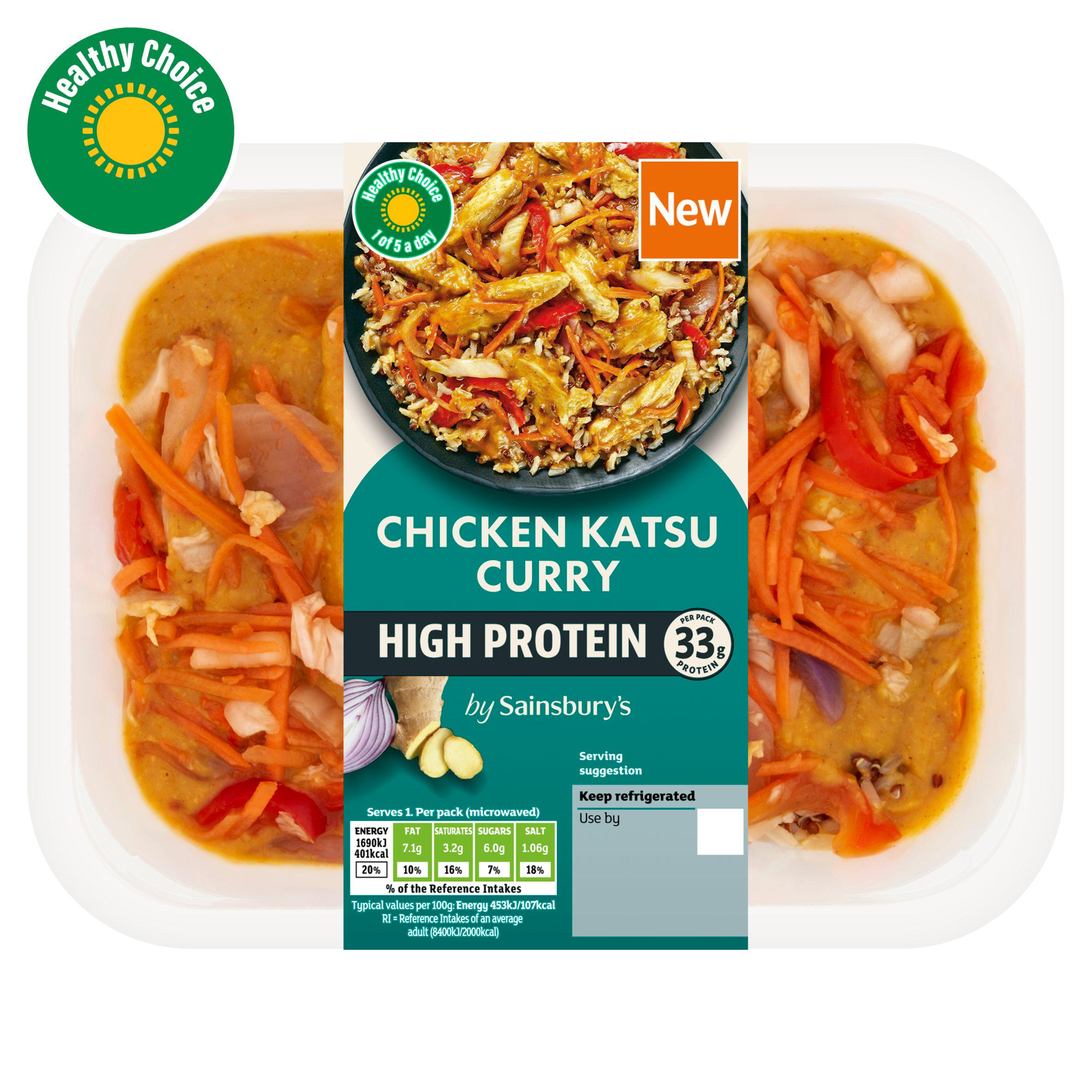 Sainsbury's 400g High Protein Chicken Katsu Curry
