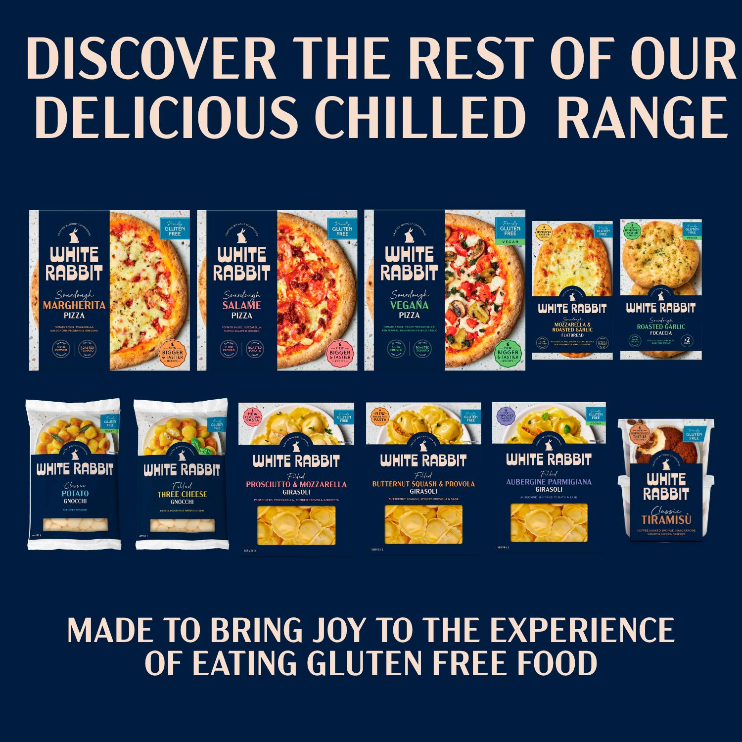 White Rabbit 440g Gluten Free Sourdough Vegan Pizza thumbnail 5