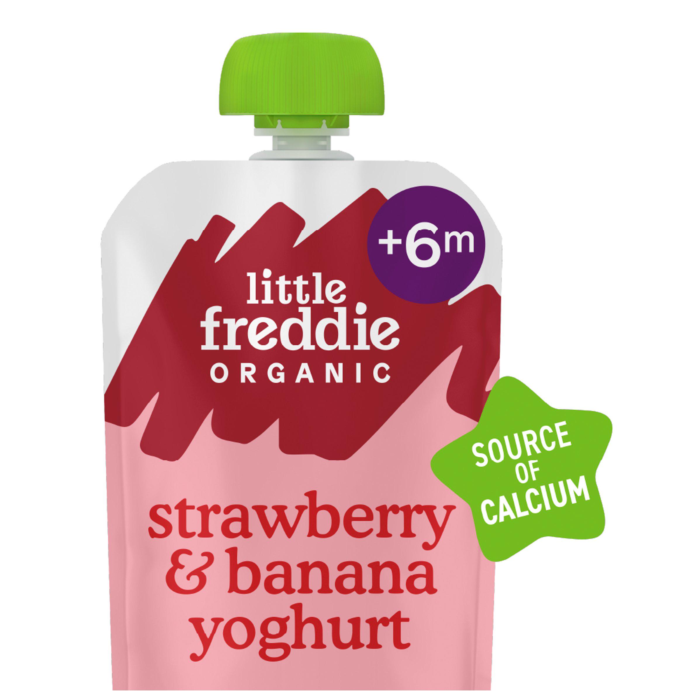 Little Freddie Strawberry & Banana Greek Style Yoghurt