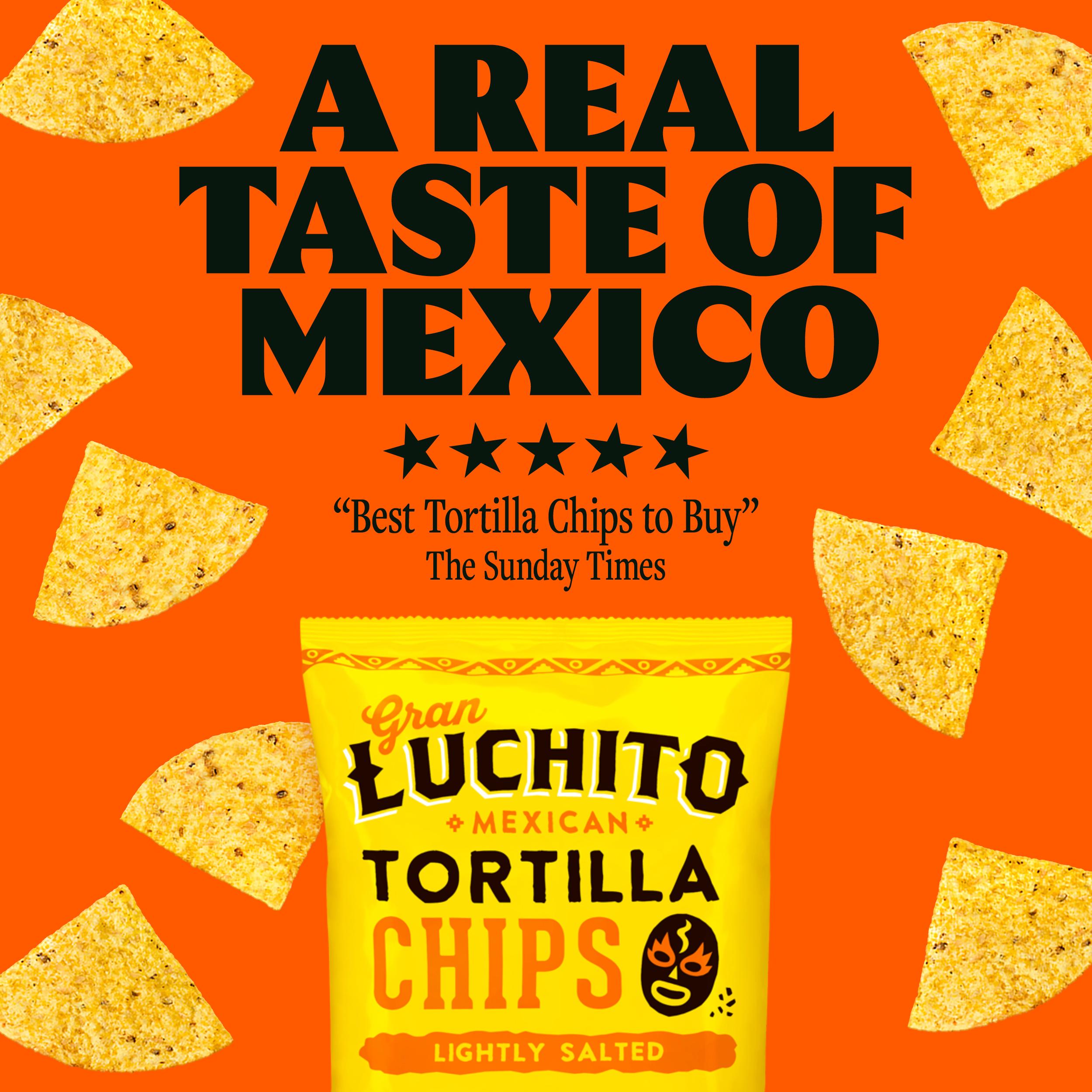 Gran Luchito Mexican Tortilla Chips Lightly Salted 170g thumbnail 2