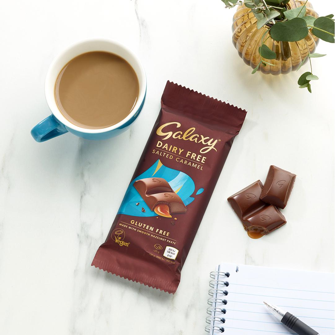 Galaxy 100g Dairy Free Salted Caramel Chocolate thumbnail 2
