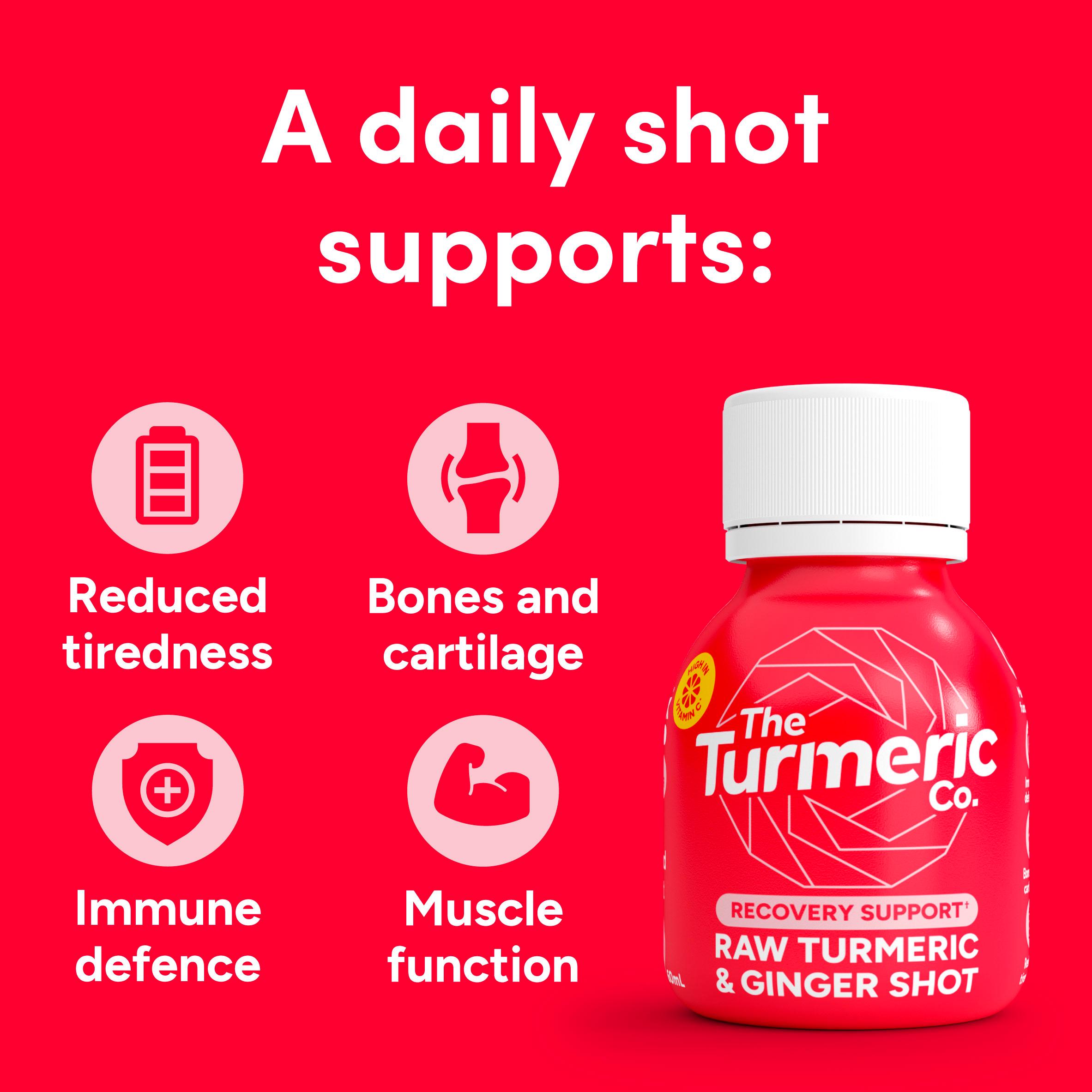 The Turmeric Co. Raw Turmeric & Ginger Shot 3 x 60ml thumbnail 2