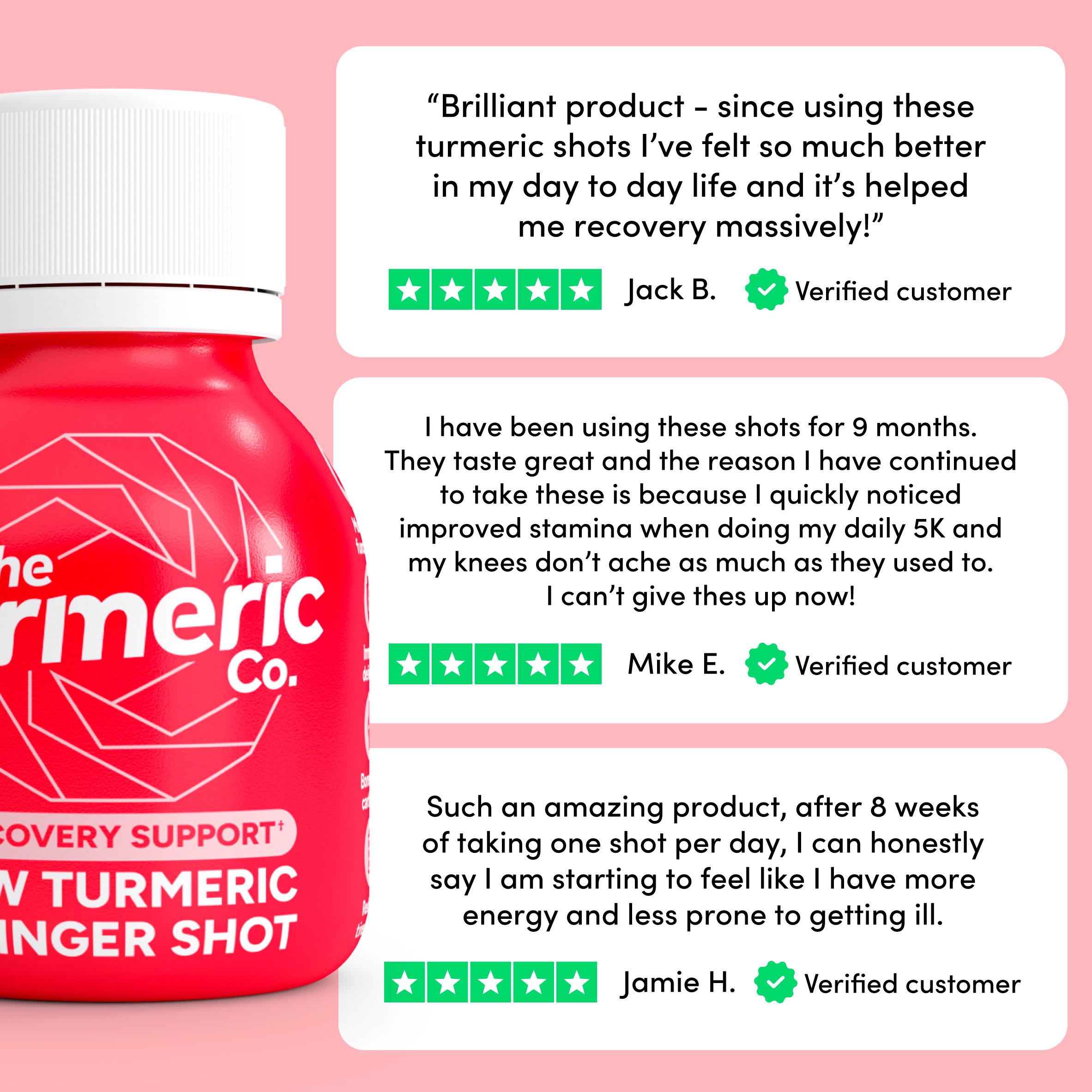 The Turmeric Co. Raw Turmeric & Ginger Shot 3 x 60ml thumbnail 4