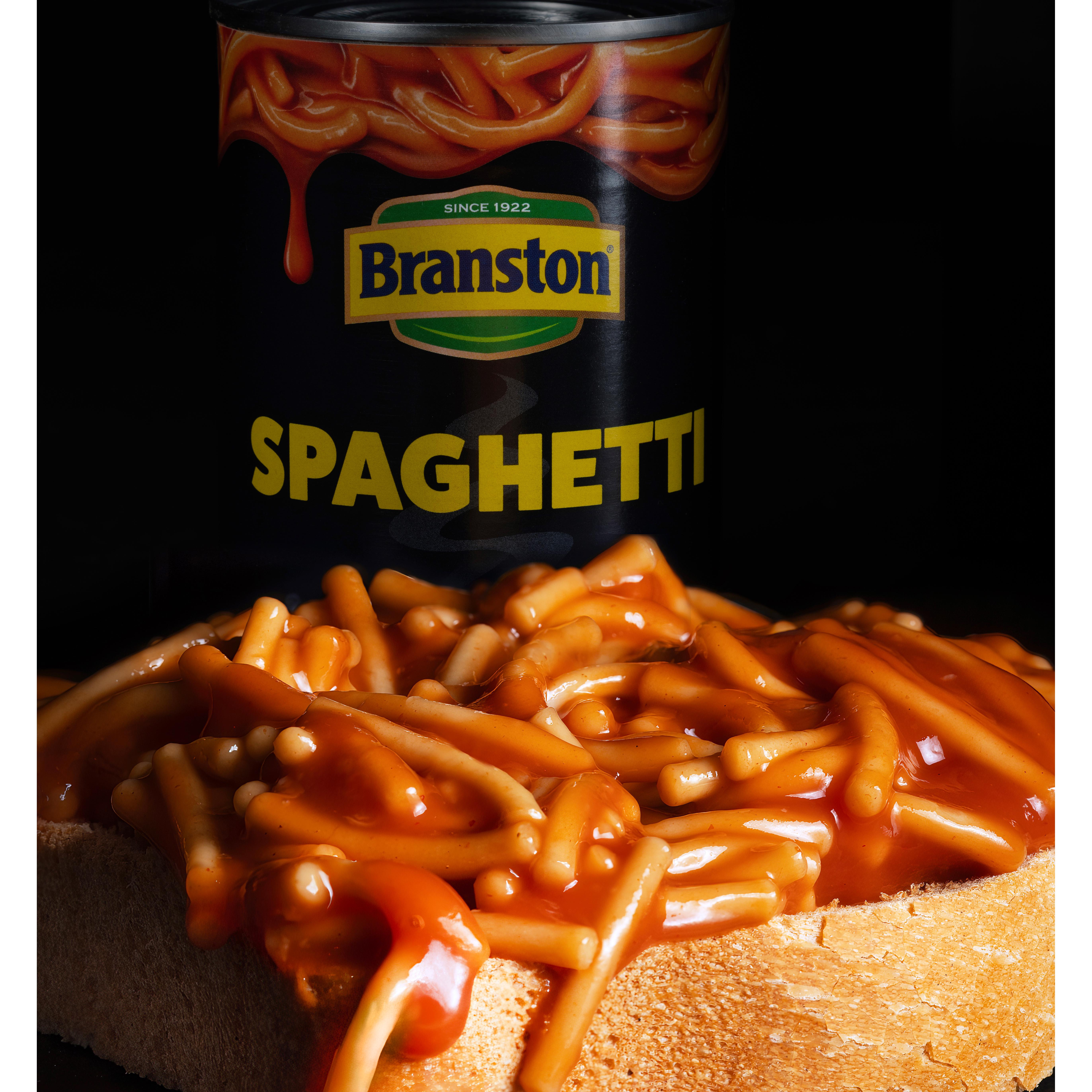 Branston Spaghetti in a Rich Thick Tomatoey Sauce 395g thumbnail 2