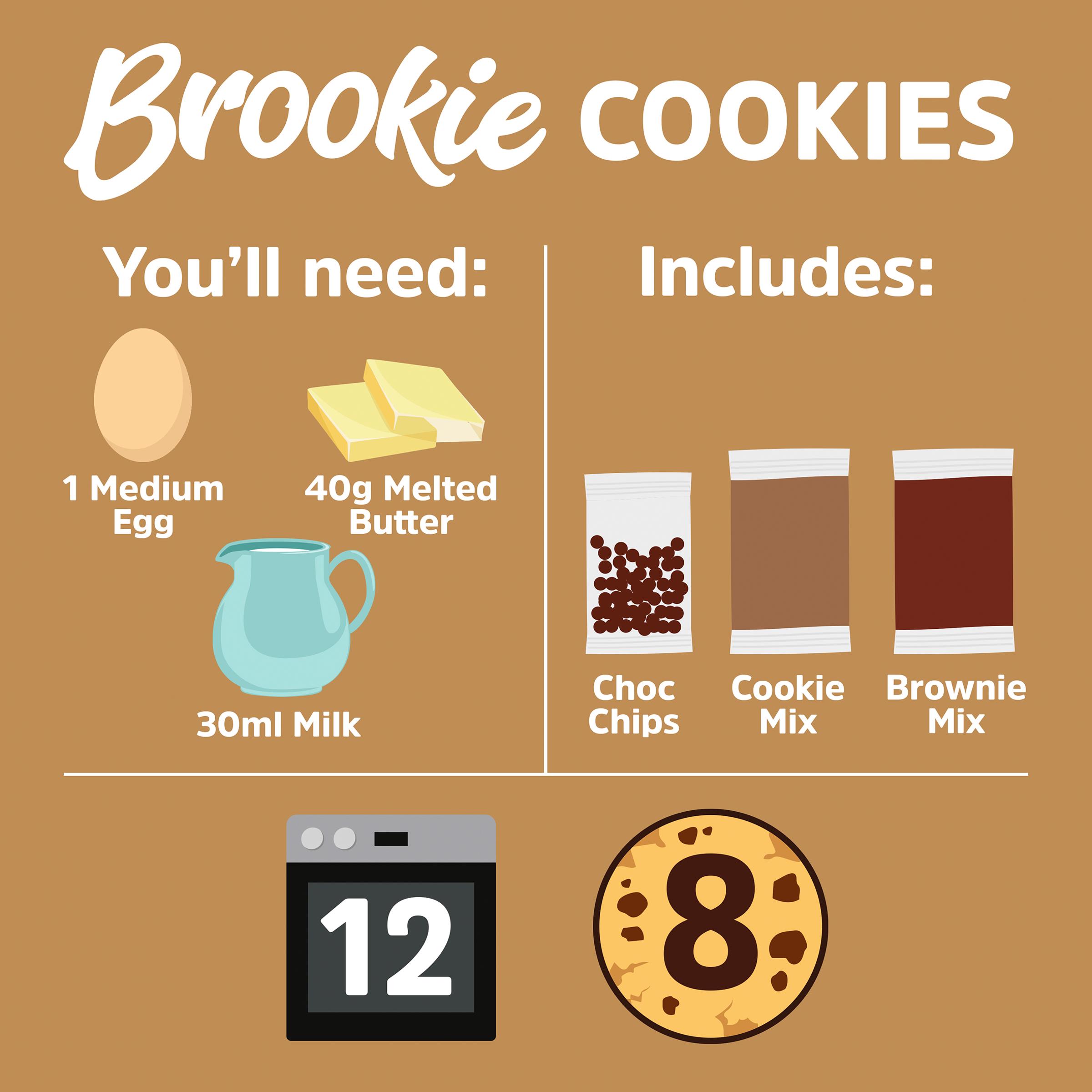 Dr. Oetker Brookie Cookies Brownie Baking Mix thumbnail 2