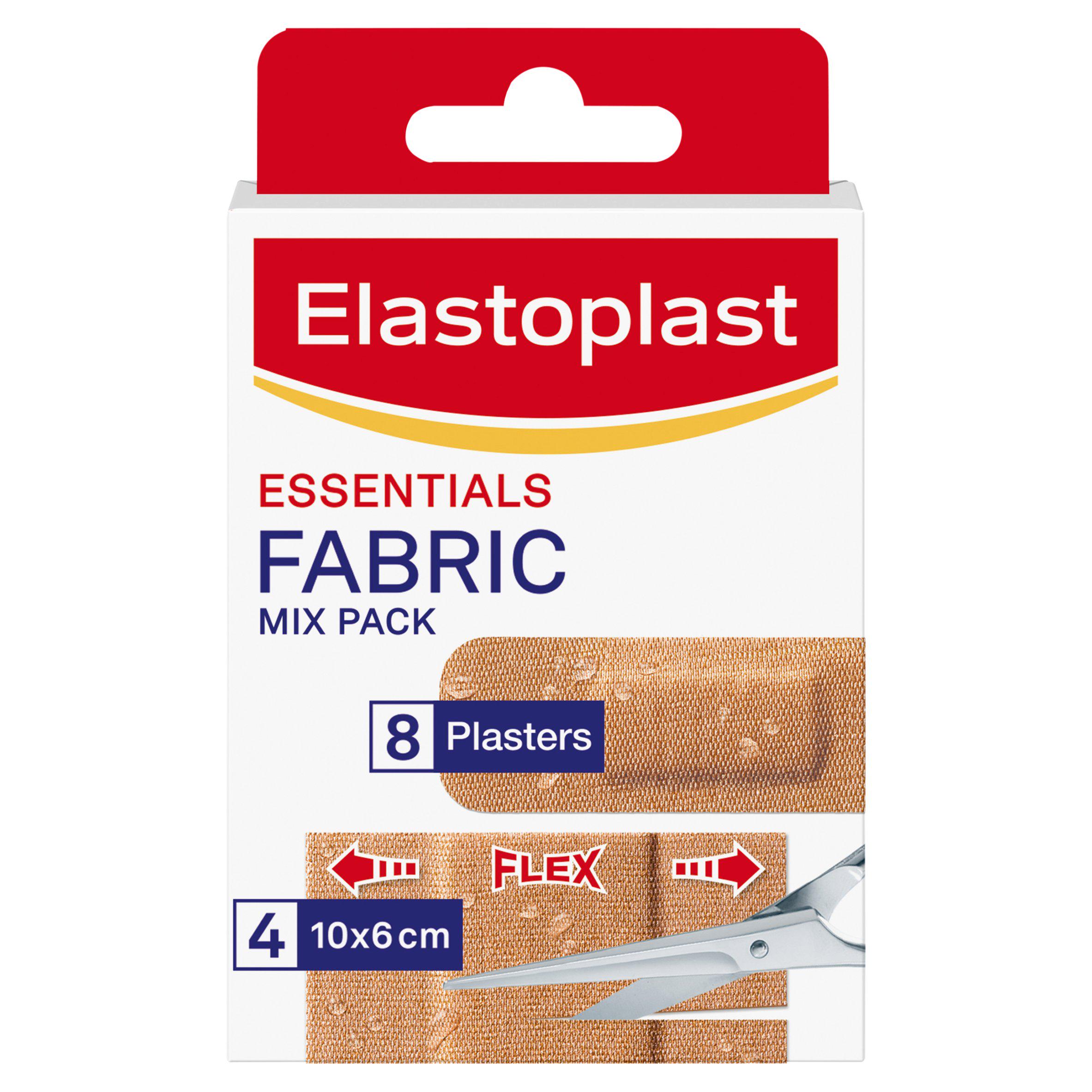 Elastoplast Essentials Fabric Mix Pack Plasters 8+4s