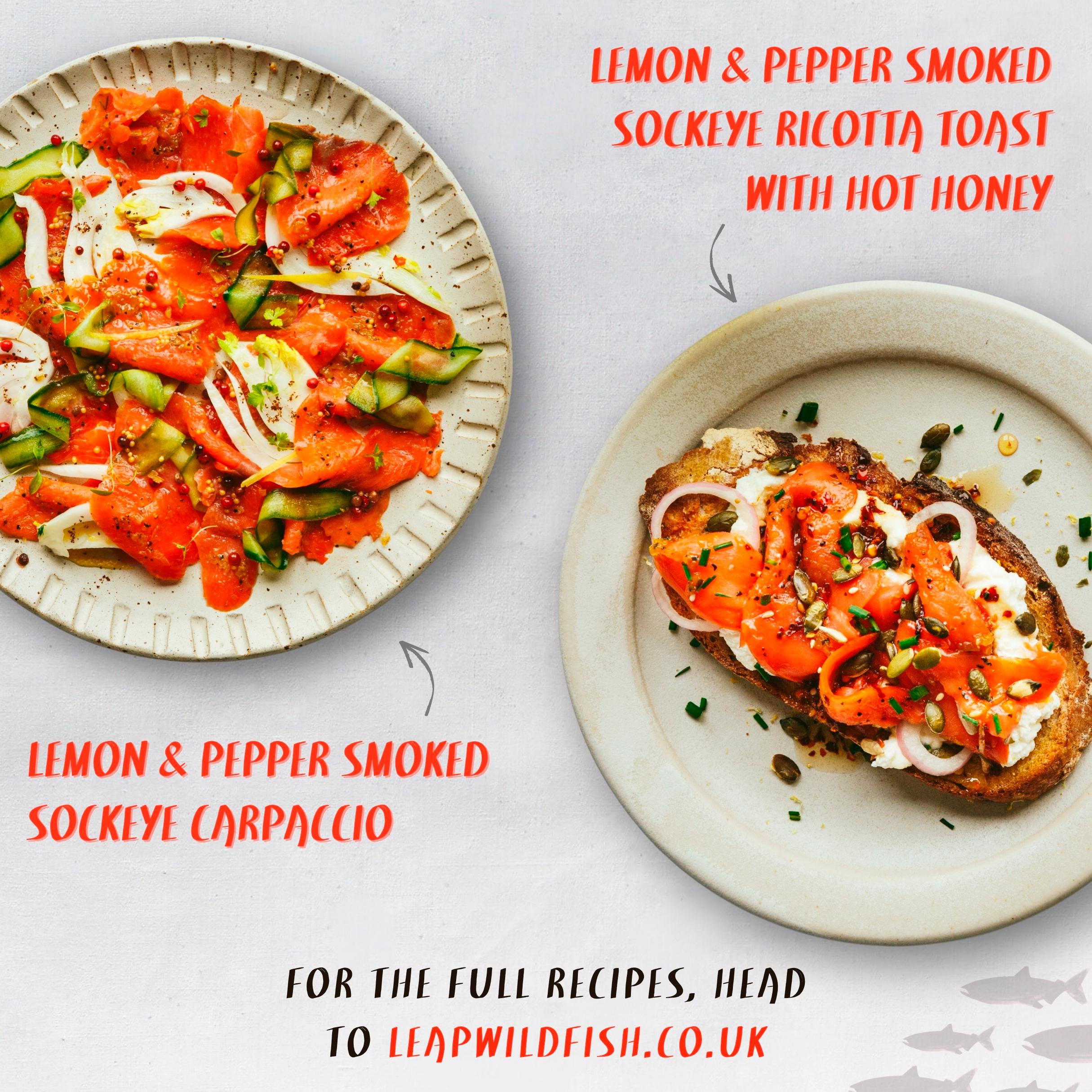LEAP Wild Sockeye Smoked Salmon Lemon & Pepper 100g thumbnail 5