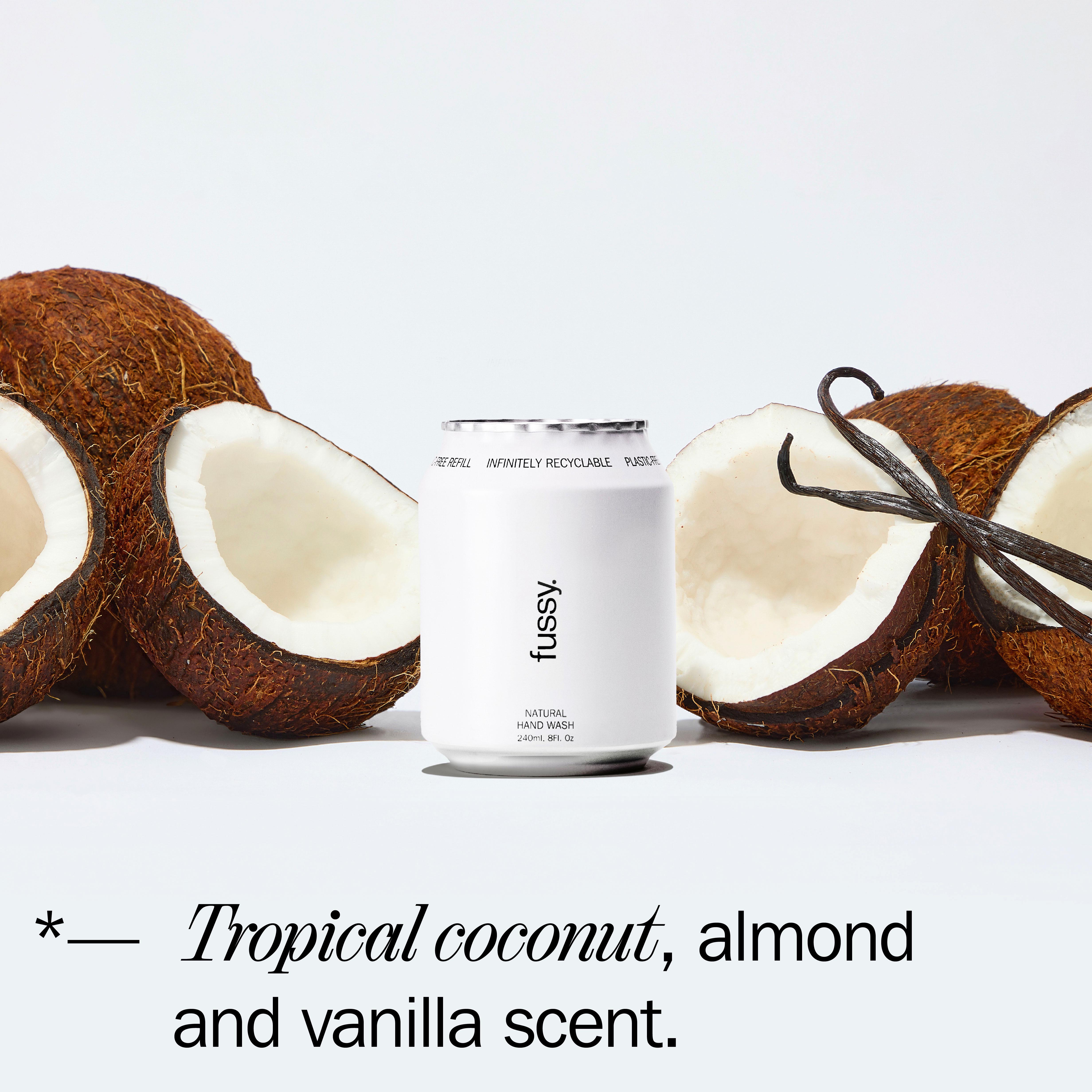 Fussy 240ml Coconut Milk Refillable Natural Hand Wash thumbnail 4